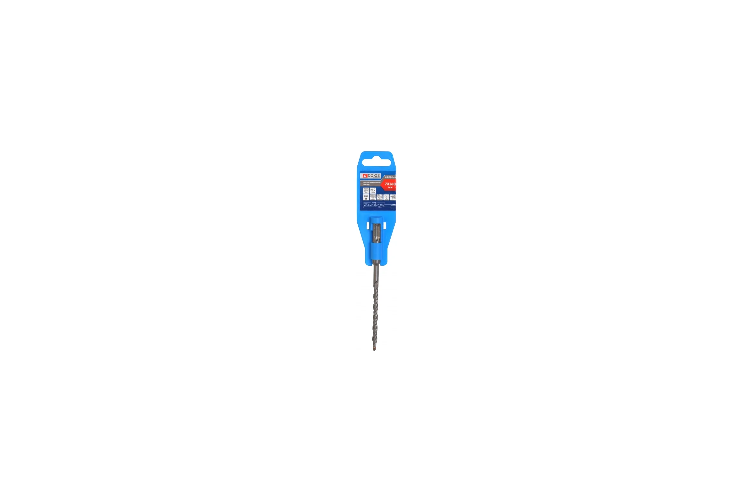 Бур (7х160х100 мм; SDS+) СОЮЗ 9019-SDS-07x160C