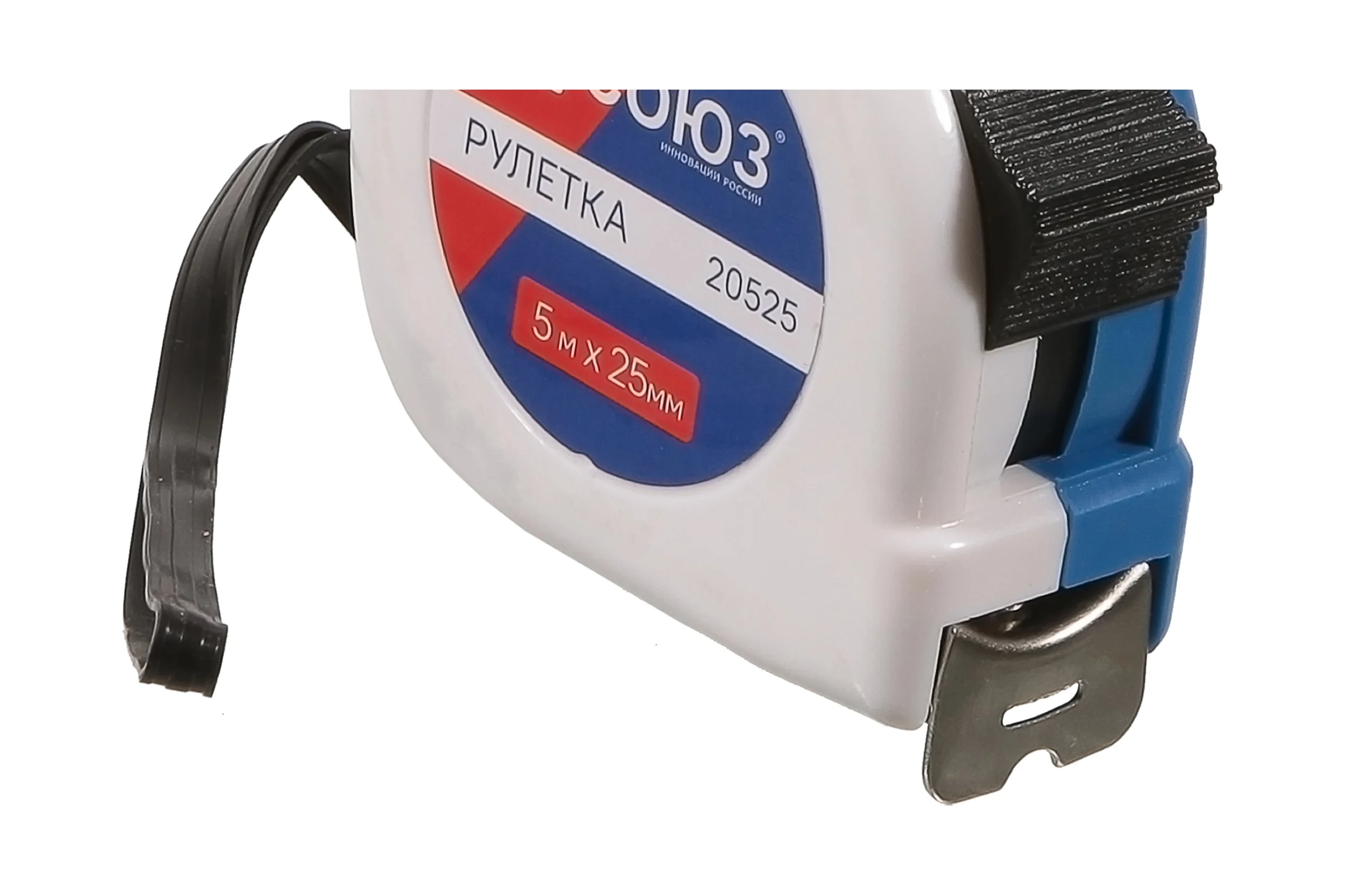 Рулетка 5x25мм, пластиковый корпус Союз 20525