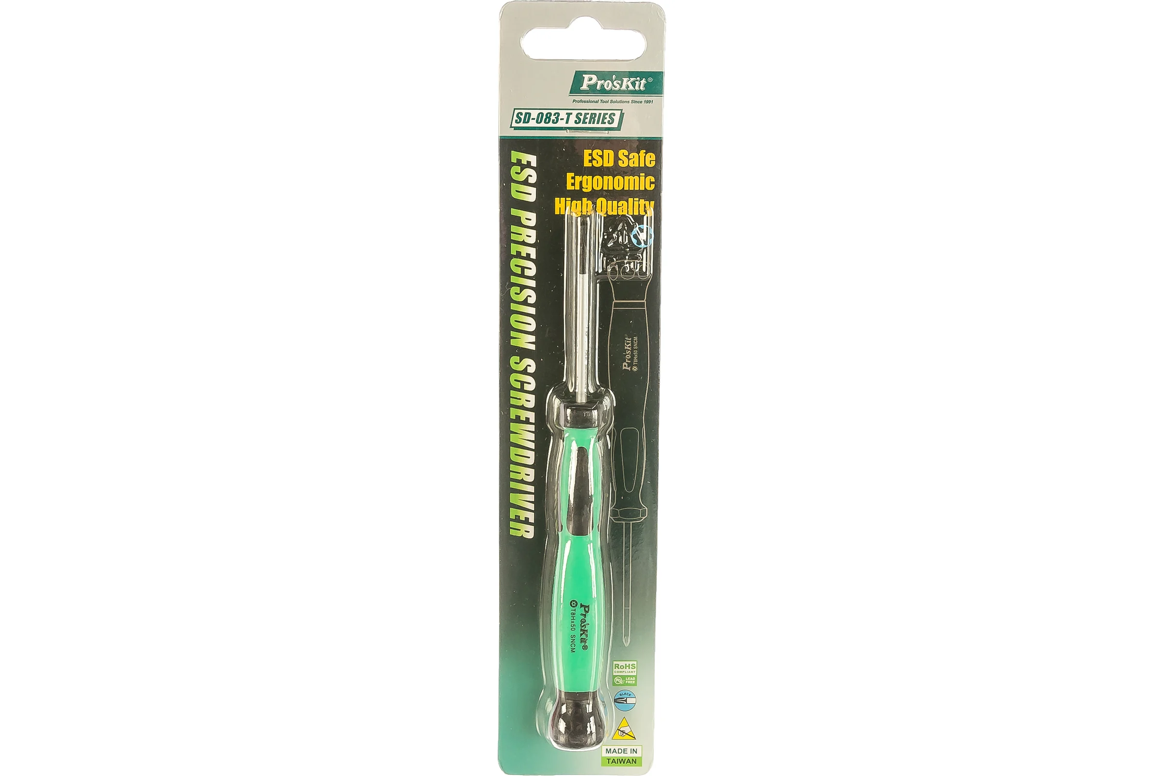 Антистатическая отвертка ProsKit SD-083-T8H 00322864