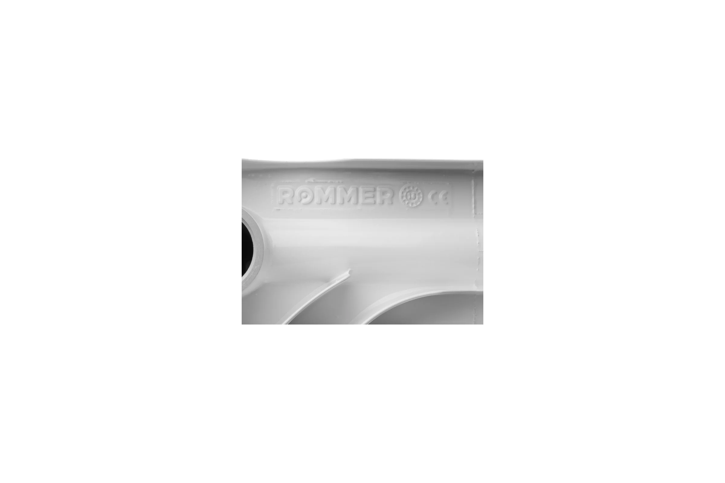 Алюминиевый радиатор ROMMER Optima 500 10 секций RAL9016 89559