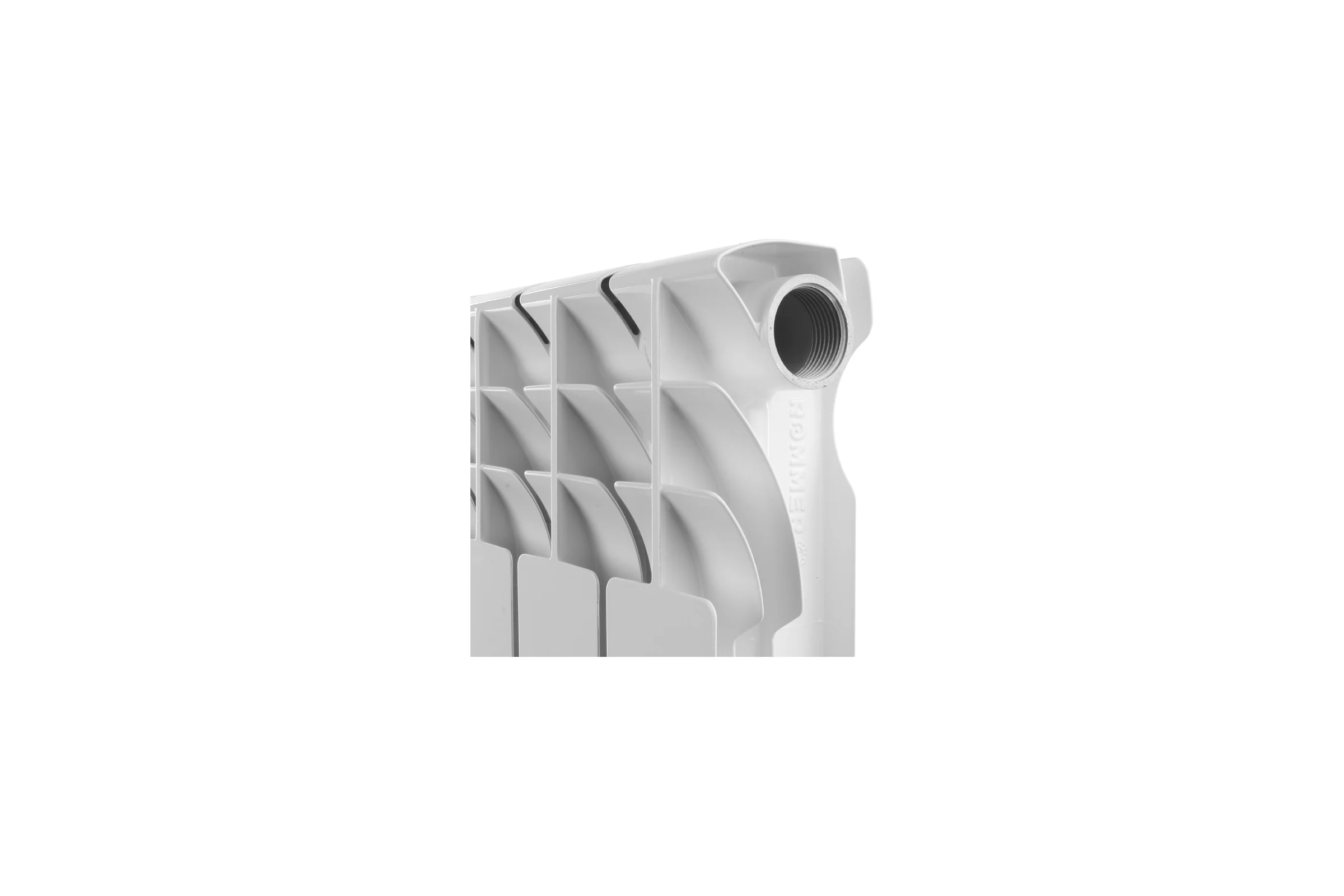 Биметаллический радиатор ROMMER Optima BM 500 8 секций RAL9016 89572