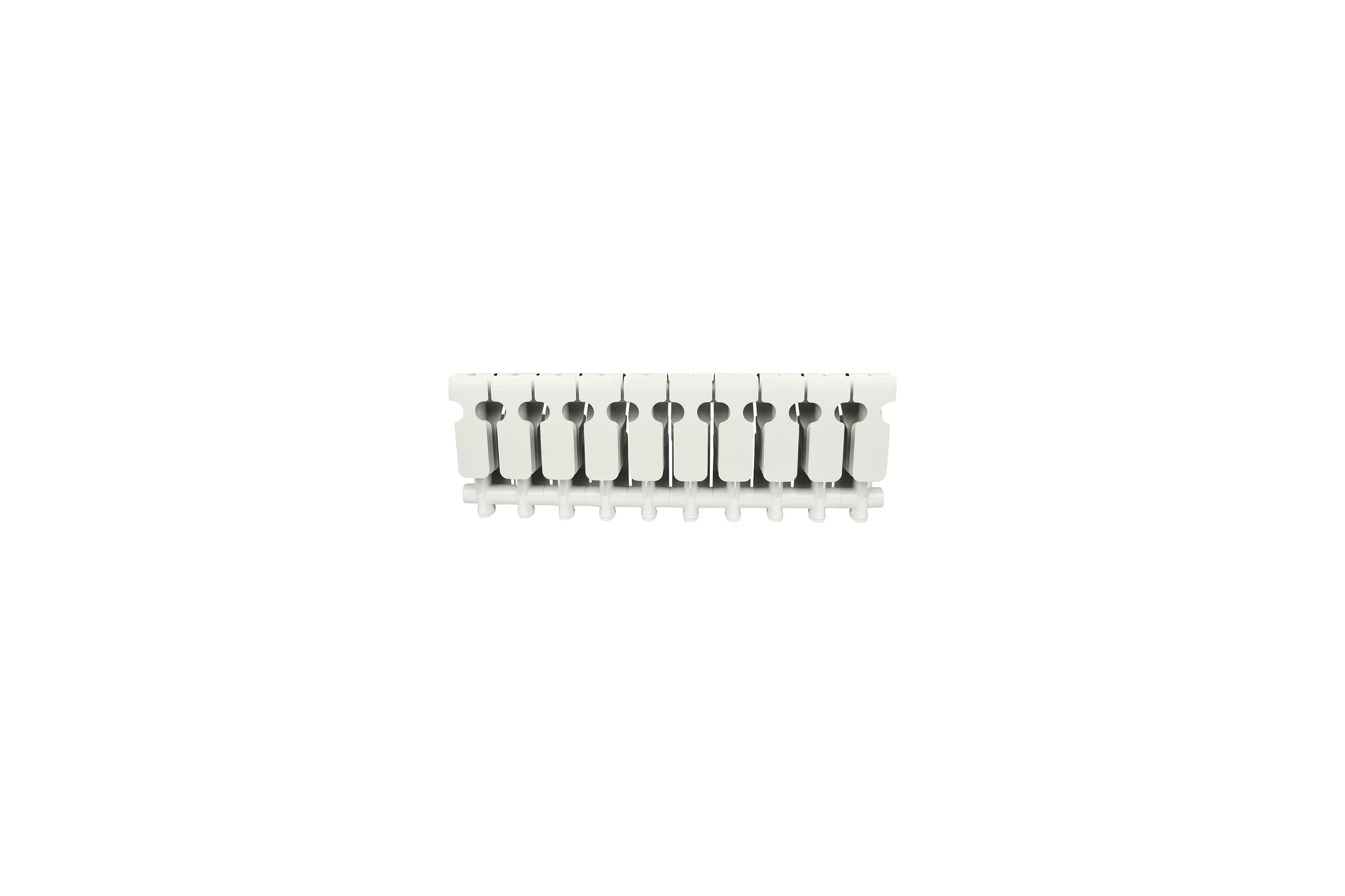 Алюминиевый радиатор ROMMER Plus 200 10 секций RAL9016 89991