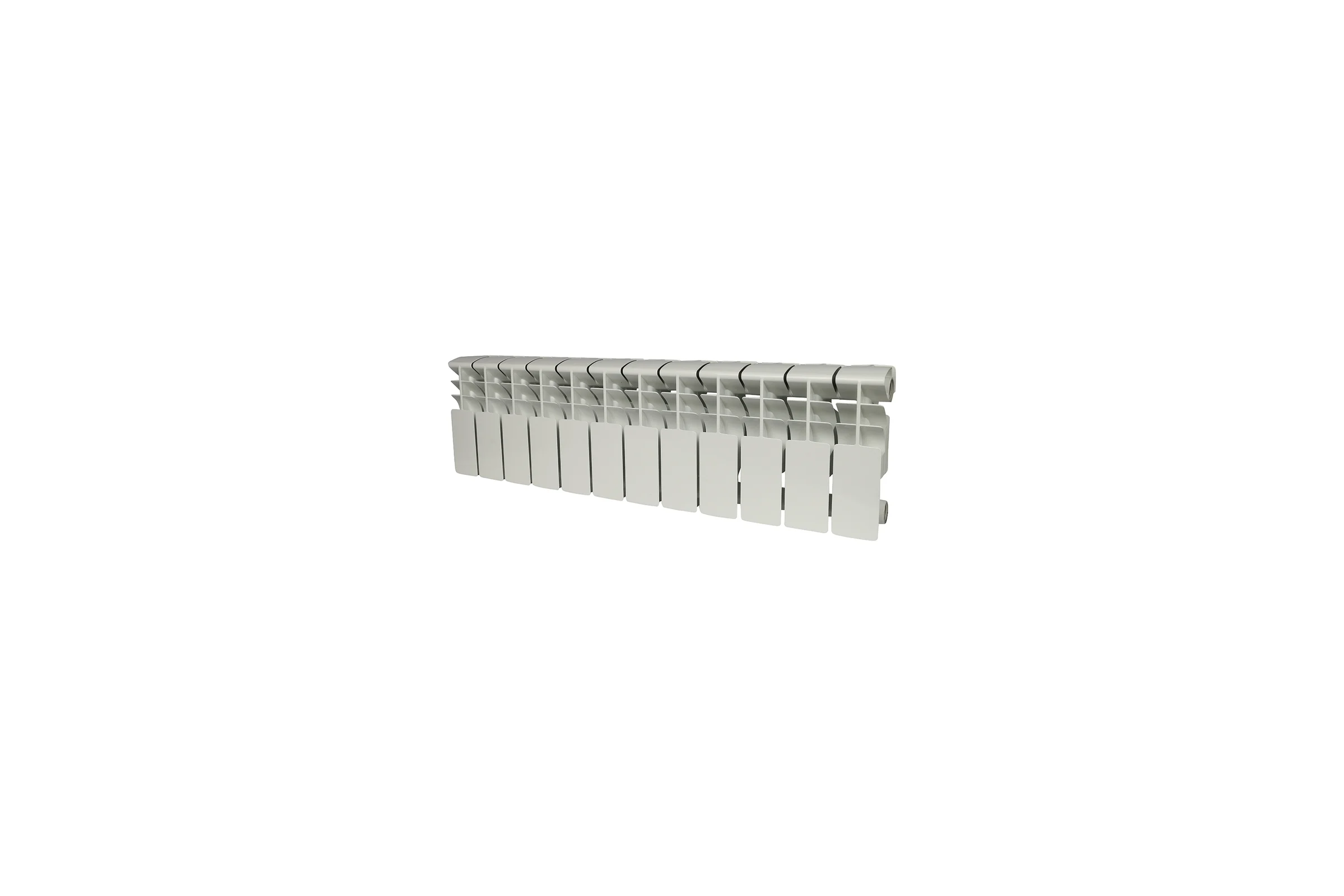 Алюминиевый радиатор ROMMER Plus 200 12 секций RAL9016 89992