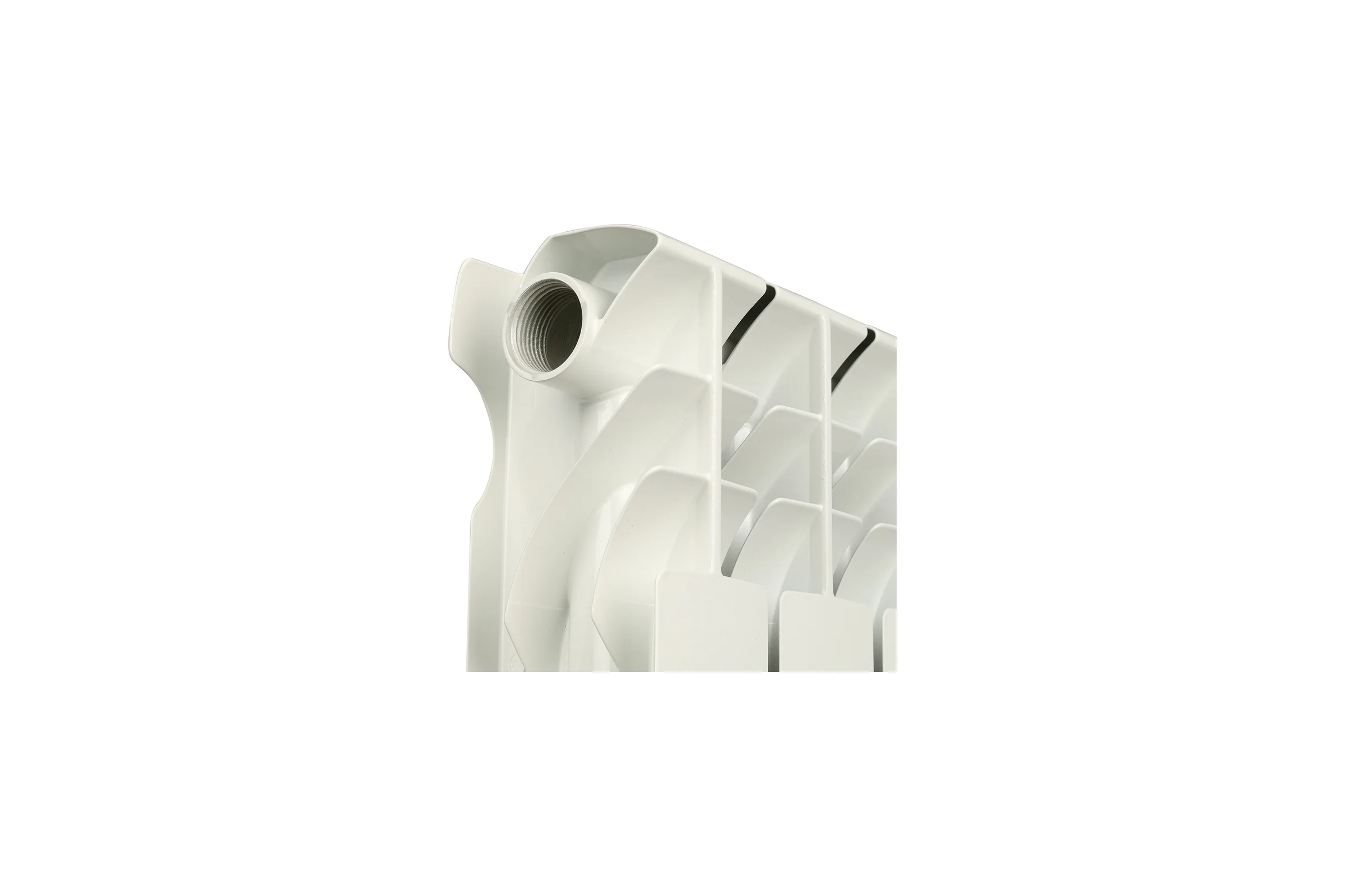 Алюминиевый радиатор ROMMER Plus 500 10 секций RAL9016 89566