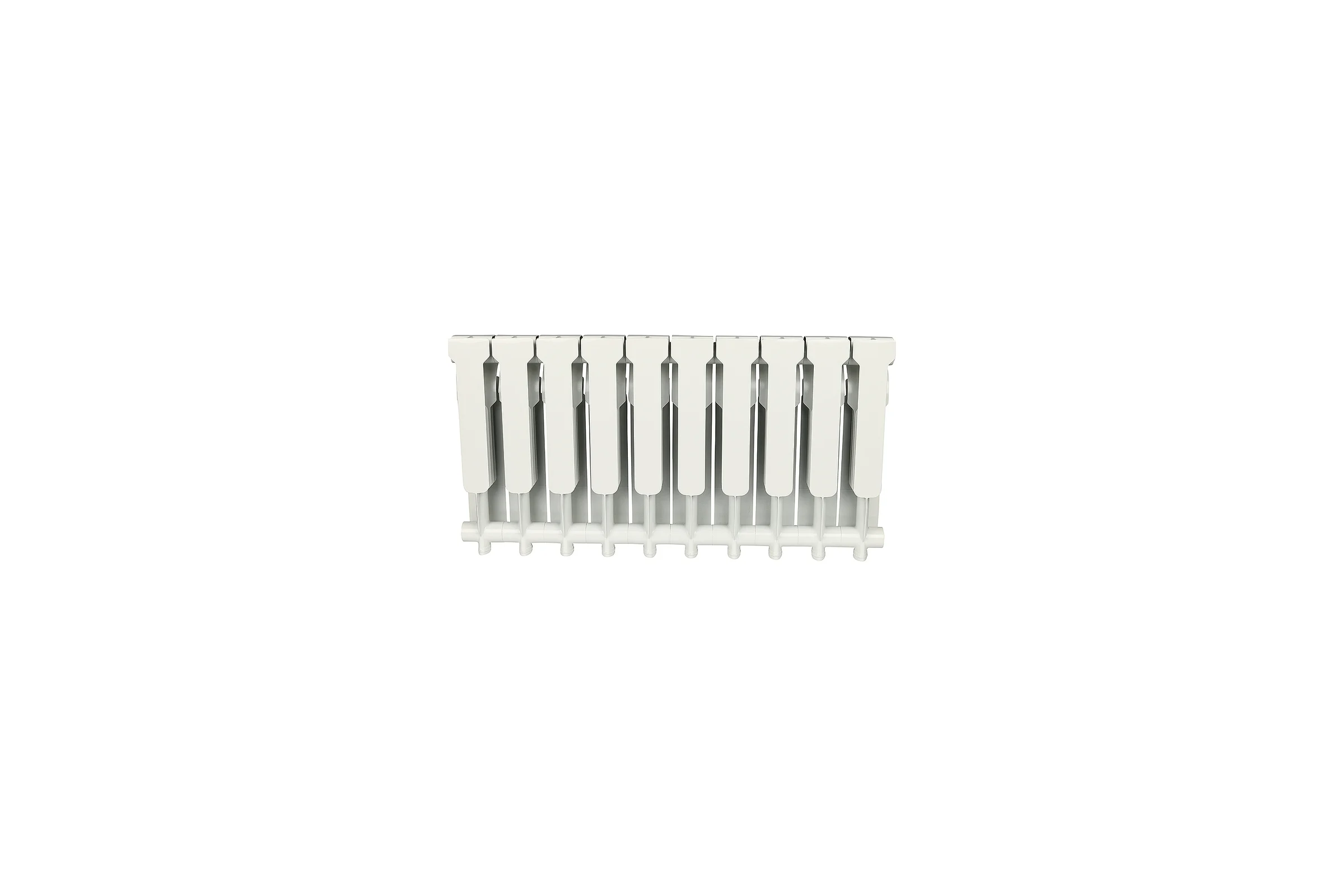 Алюминиевый радиатор ROMMER Profi 350 AL350-80-80-080 10 секций RAL9016 86623