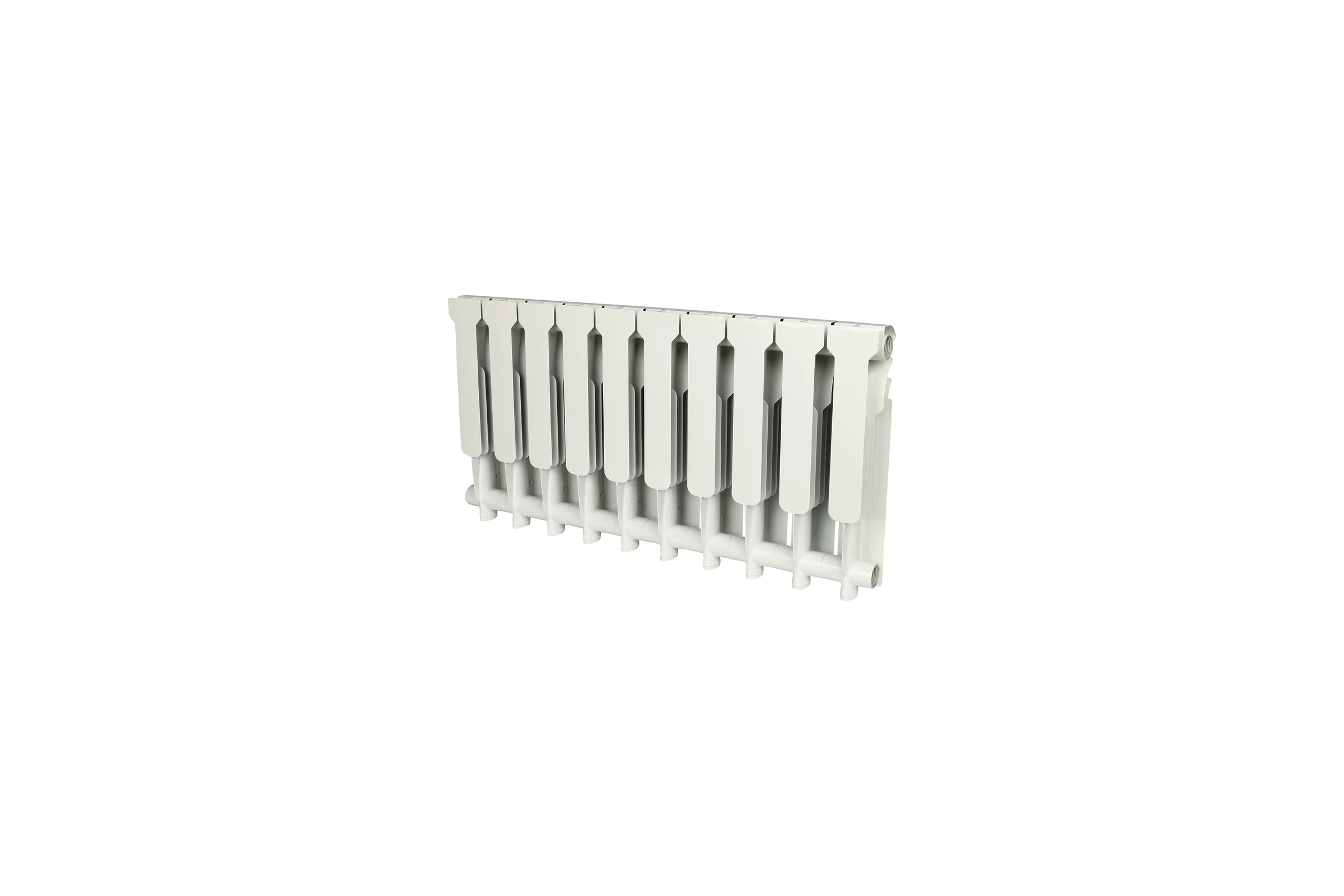 Алюминиевый радиатор ROMMER Profi 350 AL350-80-80-080 10 секций RAL9016 86623