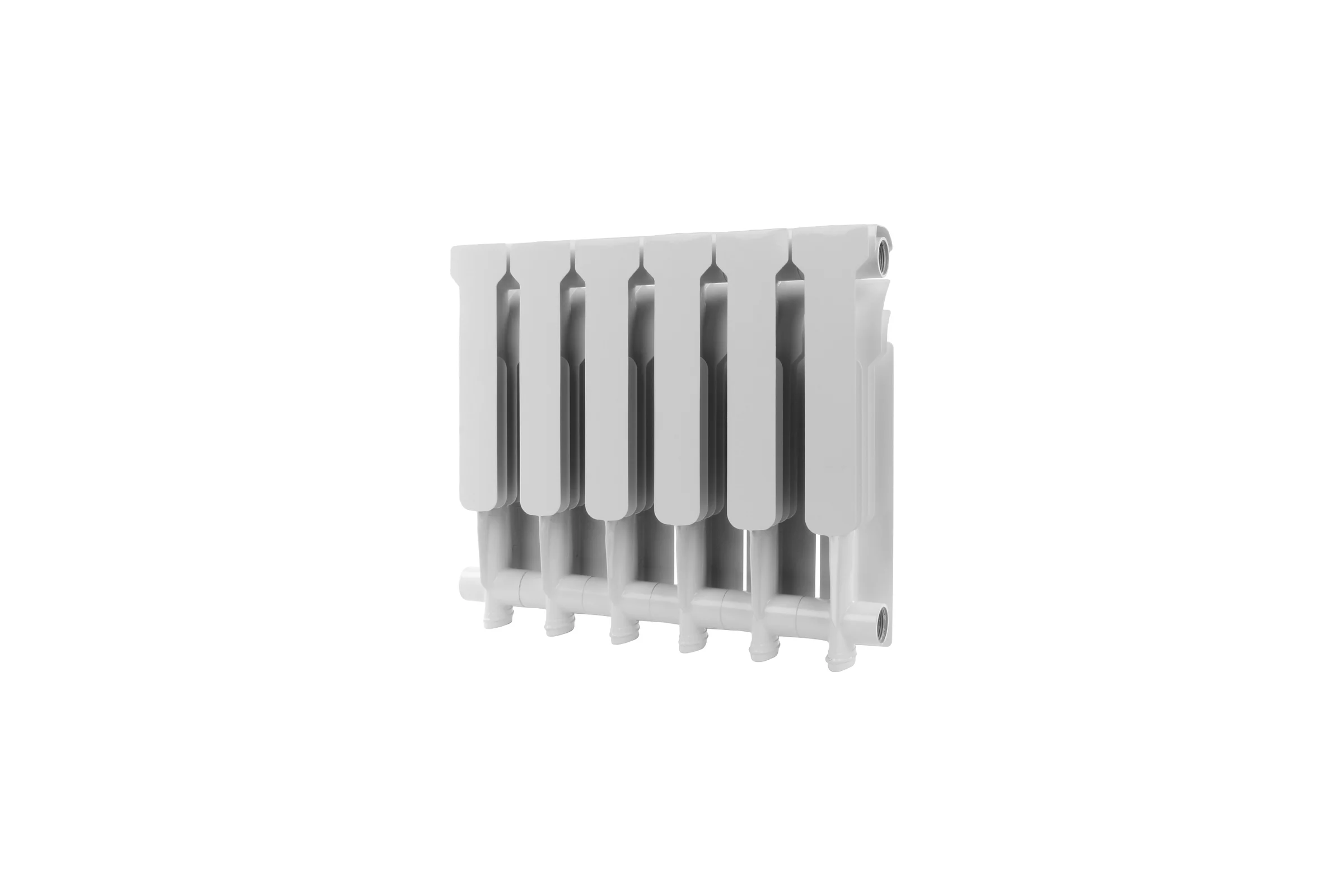 Алюминиевый радиатор ROMMER Profi 350 AL350-80-80-080 6 секций RAL9016 86621