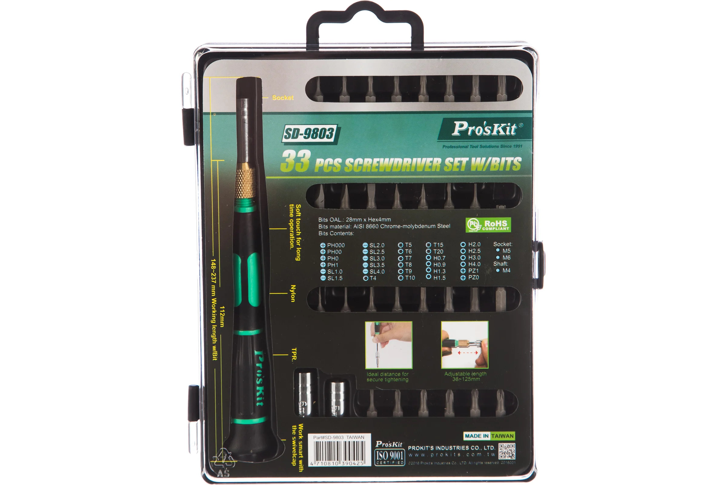 Набор отверток Pro'sKit SD-9803 00216271