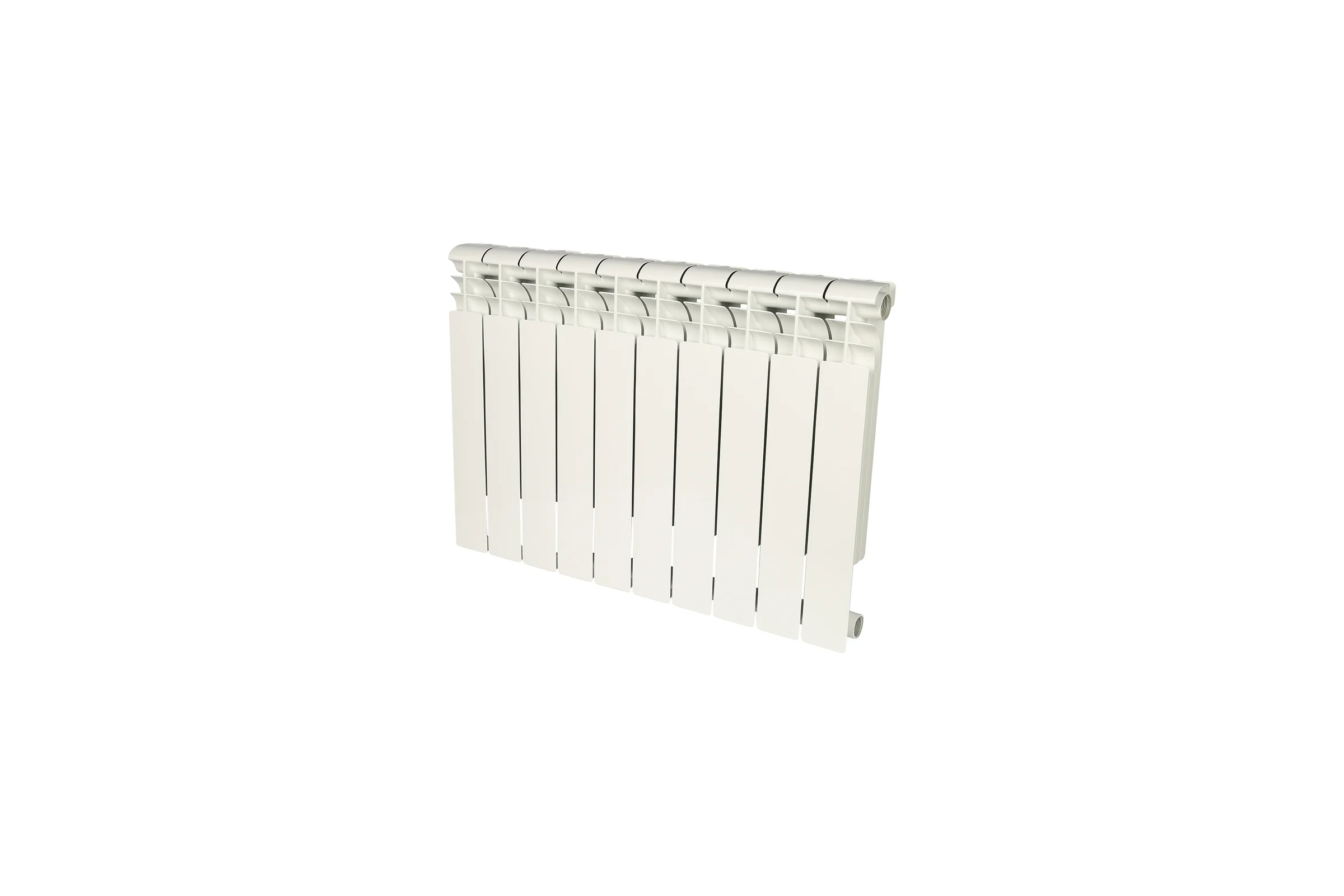 Алюминиевый радиатор ROMMER Profi 500 AL500-80-80-100 10 секций RAL9016 82485