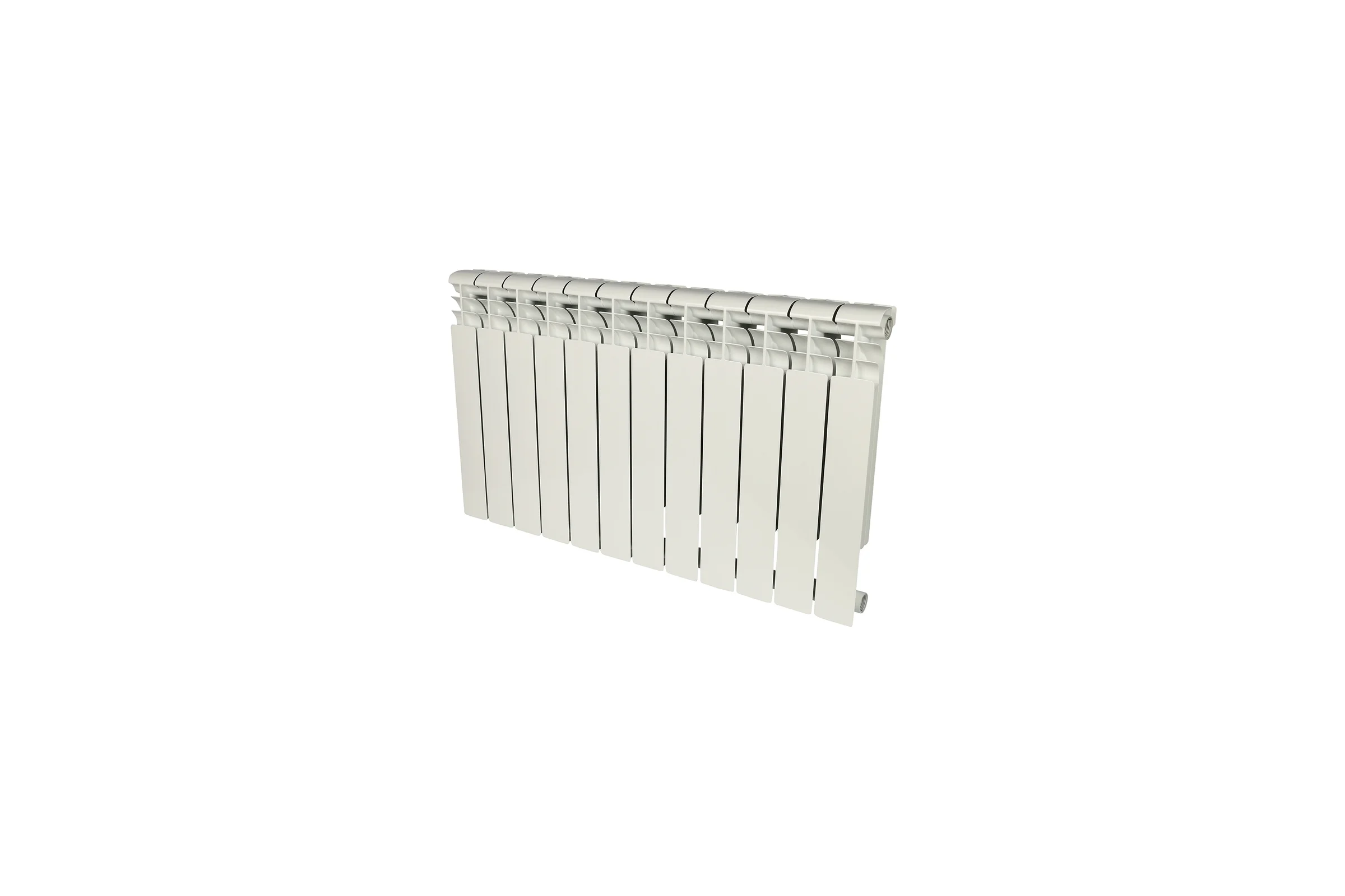 Алюминиевый радиатор ROMMER Profi 500 AL500-80-80-100 12 секций RAL9016 82486
