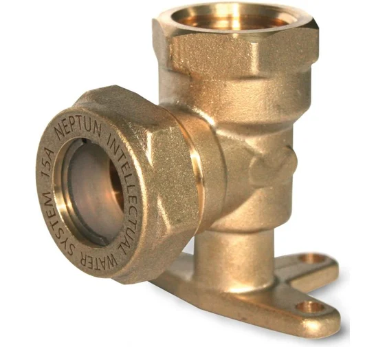 Угольник с креплением Neptun IWS 15x1/2 EF