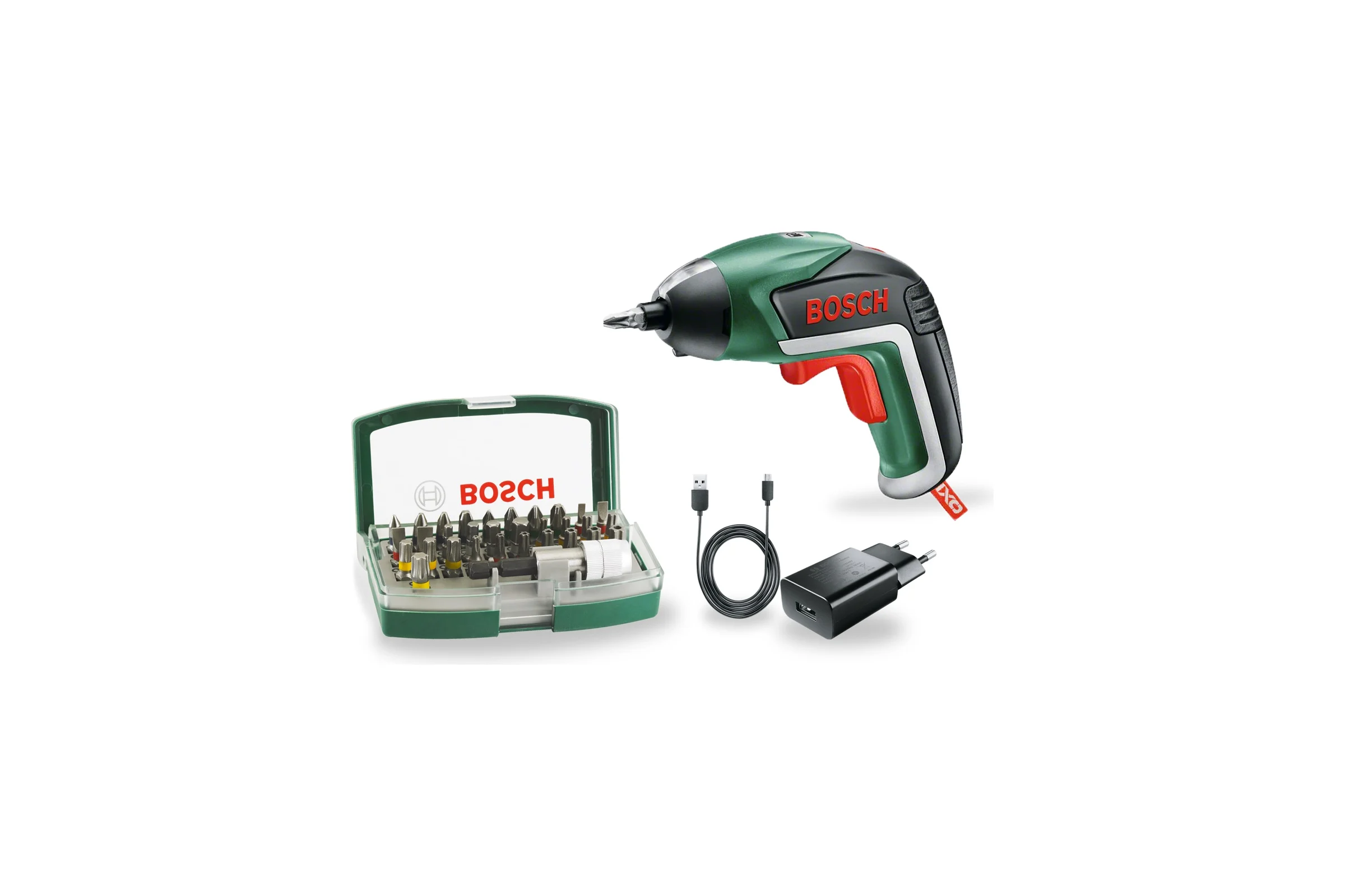Аккумуляторная отвертка Bosch IXO V Bit Set 0.603.9A8.00S