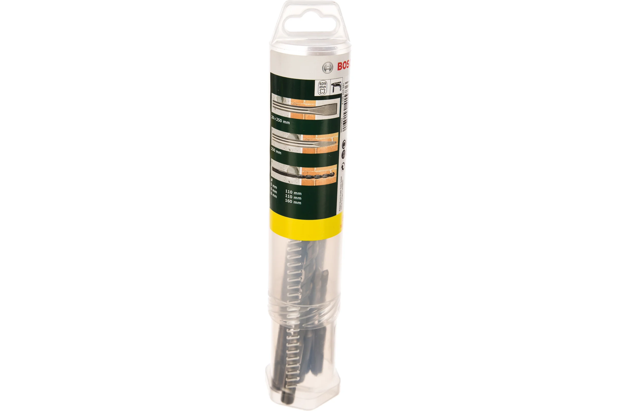 Набор 3 SDS-Plus бура и 2 SDS-Plus зубила Bosch 2607019455