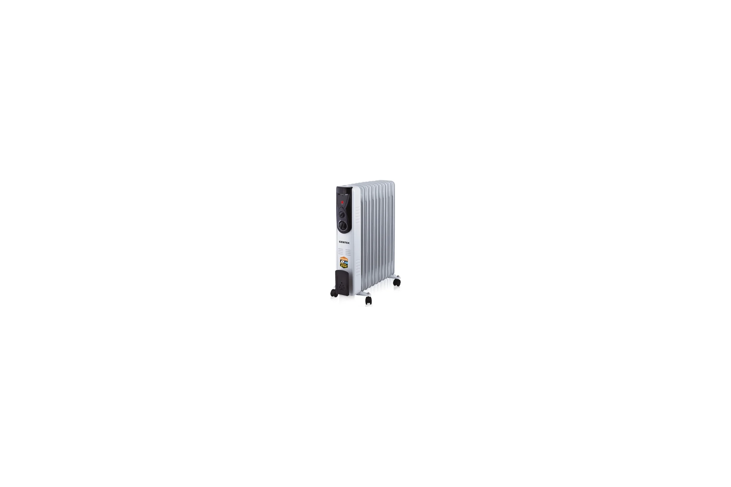 Масляный обогреватель Centek 11 секц.(25м) 2500Вт, 3 режима,терморегулятор,защ. от перегрева CT-6202