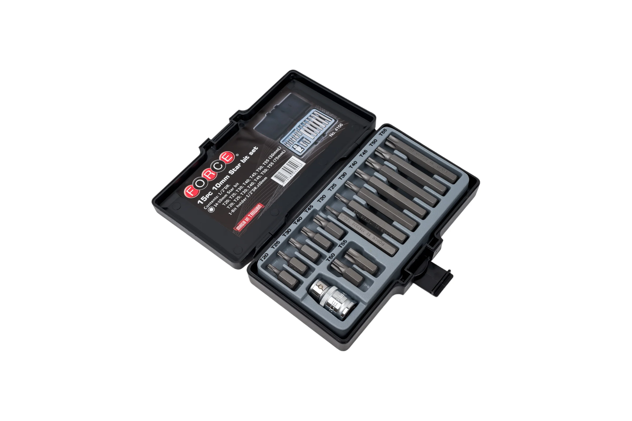 Набор бит TORX 15 шт. FORCE 4156