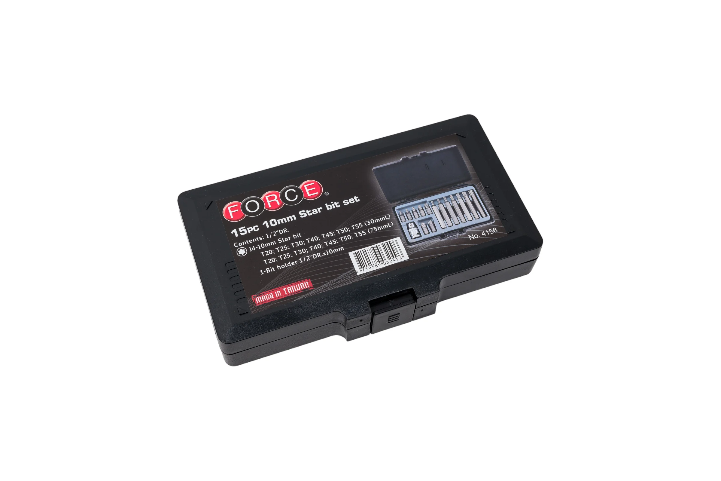 Набор бит TORX 15 шт. FORCE 4156