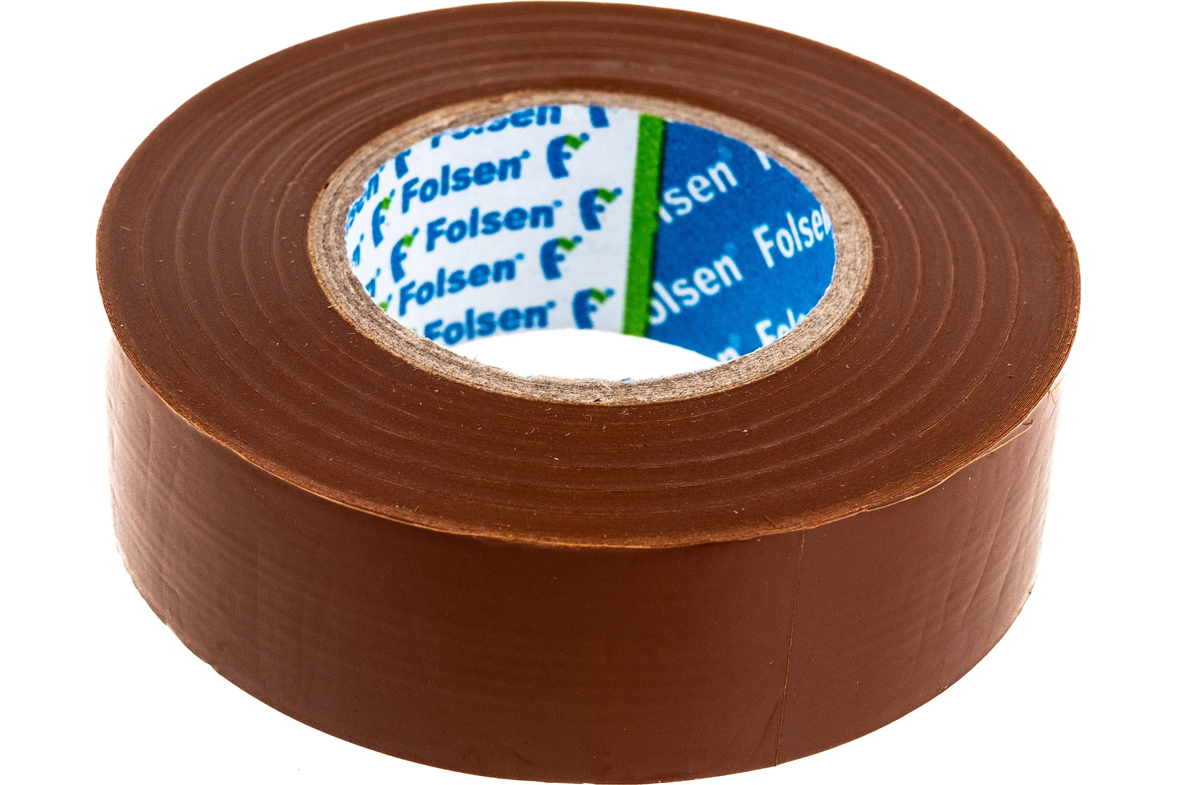 Изоляционная лента FOLSEN 19мм x 20м, коричневая 012508