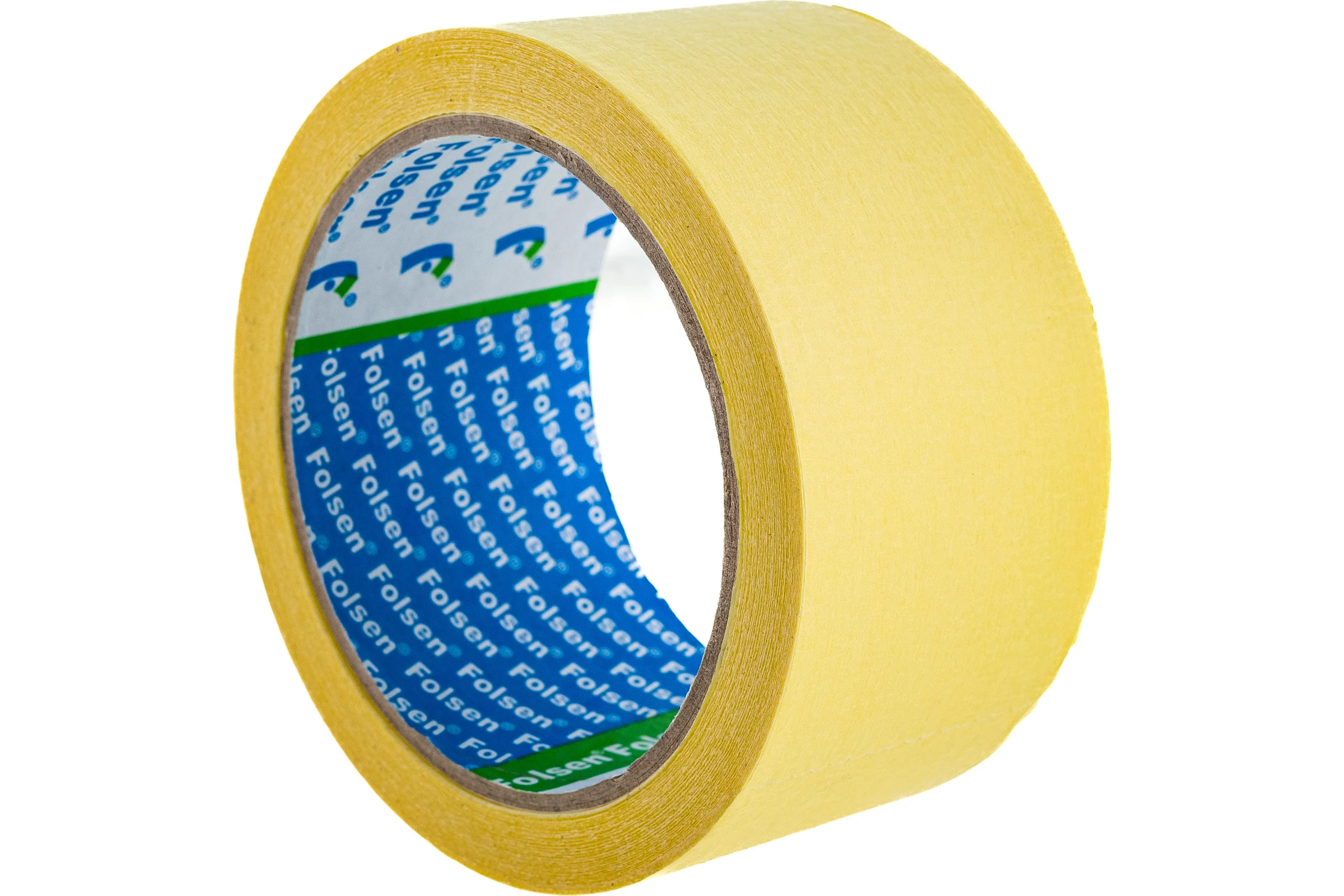 Малярная лента Folsen желтая, 60oC, 50мм x 35м 0213550