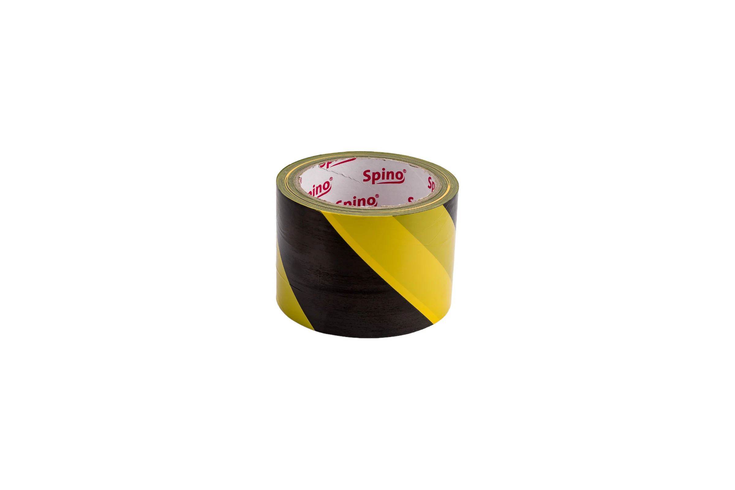 Сигнальная лента SPINO 70мм x 100м, чёрно - жёлтая, PE 78101