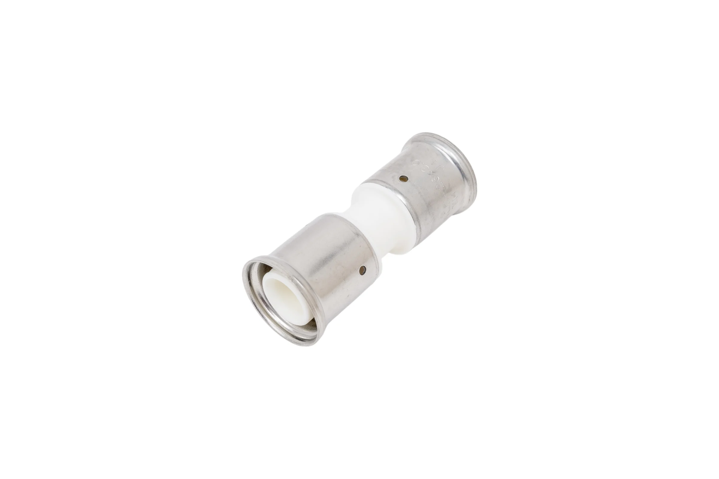 Муфта Henco ПВДФ пресс белая, 26x26 HE 15PKW-2626