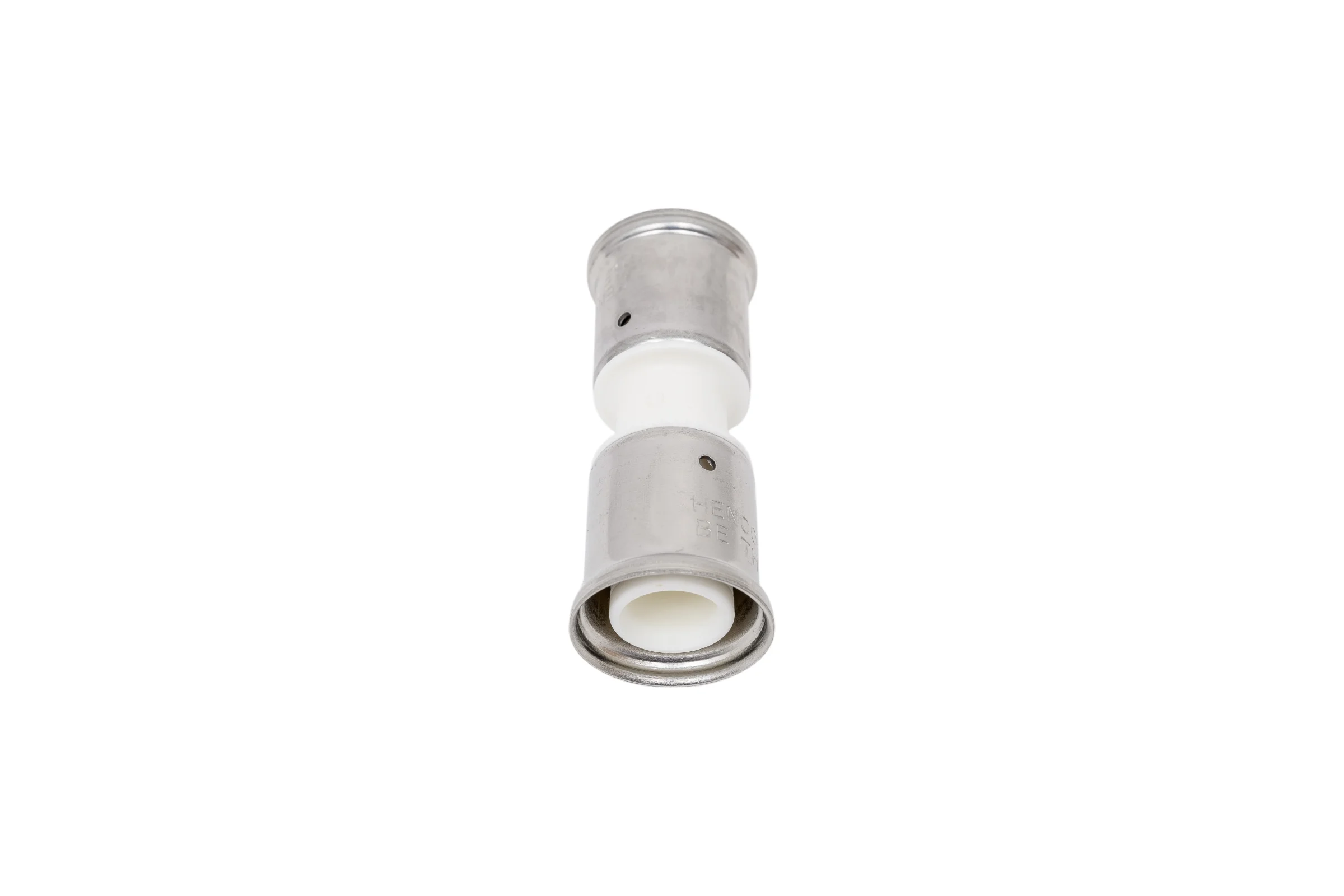 Муфта Henco ПВДФ пресс белая, 26x26 HE 15PKW-2626