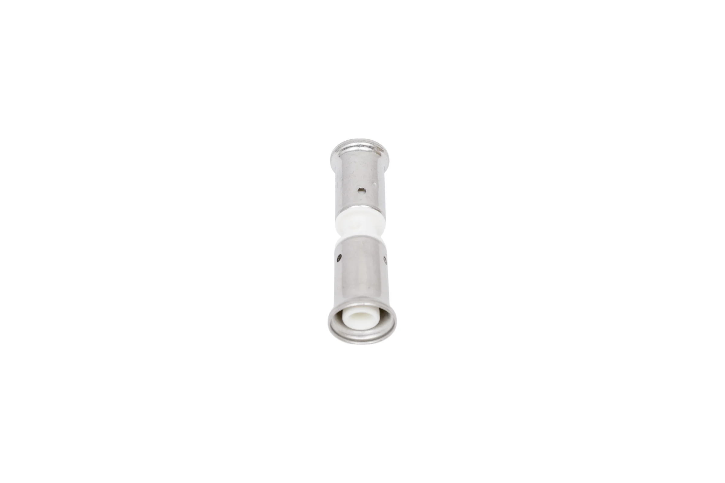 Муфта Henco ПВДФ пресс белая, 16x16 HE 15PKW-1616