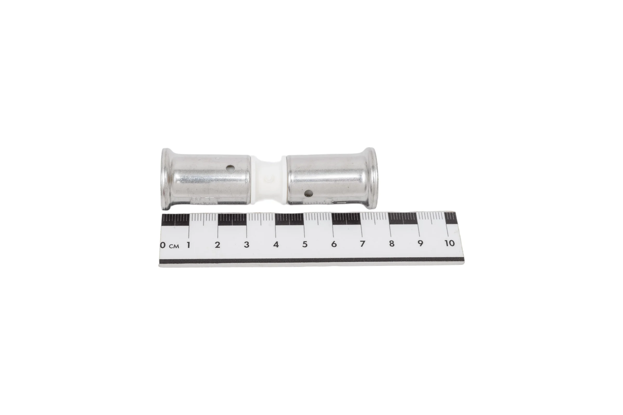 Муфта Henco ПВДФ пресс белая, 16x16 HE 15PKW-1616