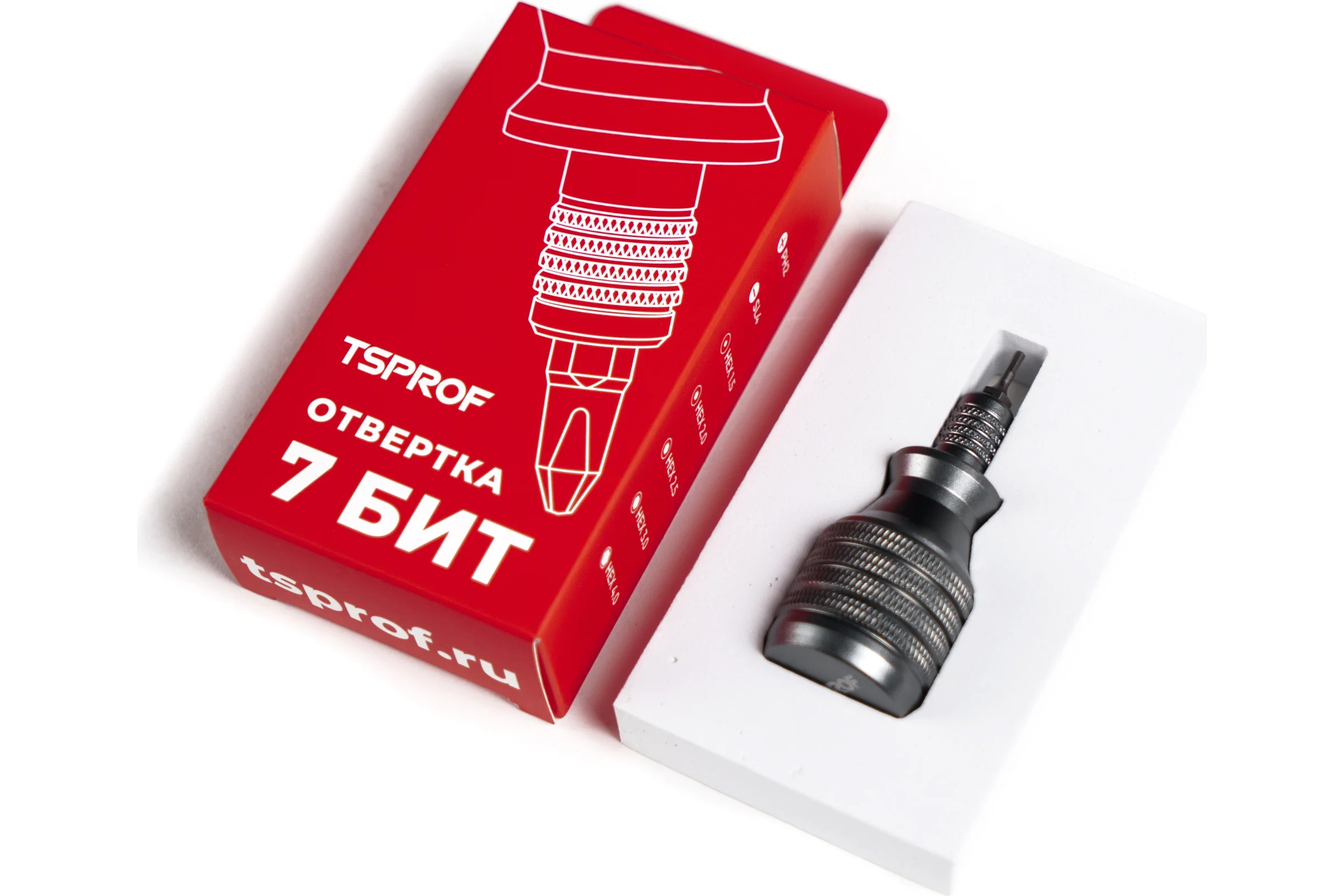 Отвертка TSPROF 7 бит TS-MS2301400