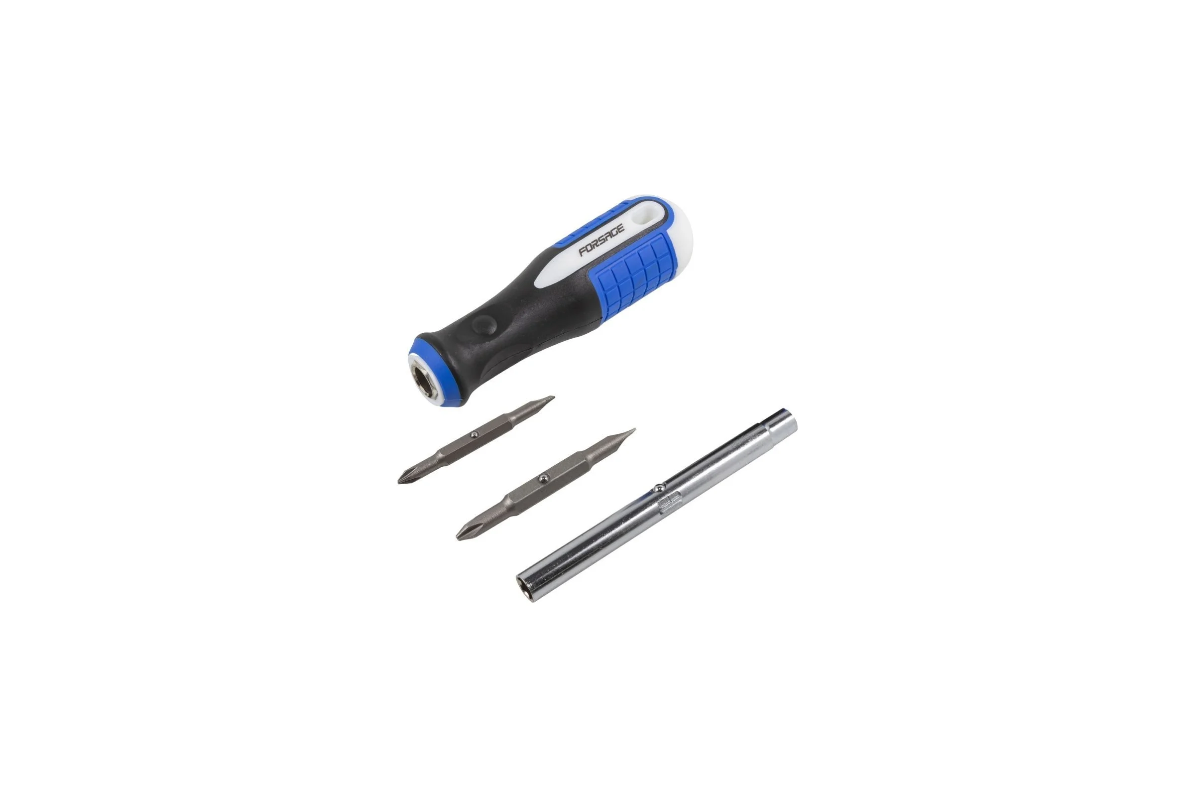 Отвертка Forsage комбинированная переставная PH1xSL5,PH2xSL6 в блистере F-32806MR