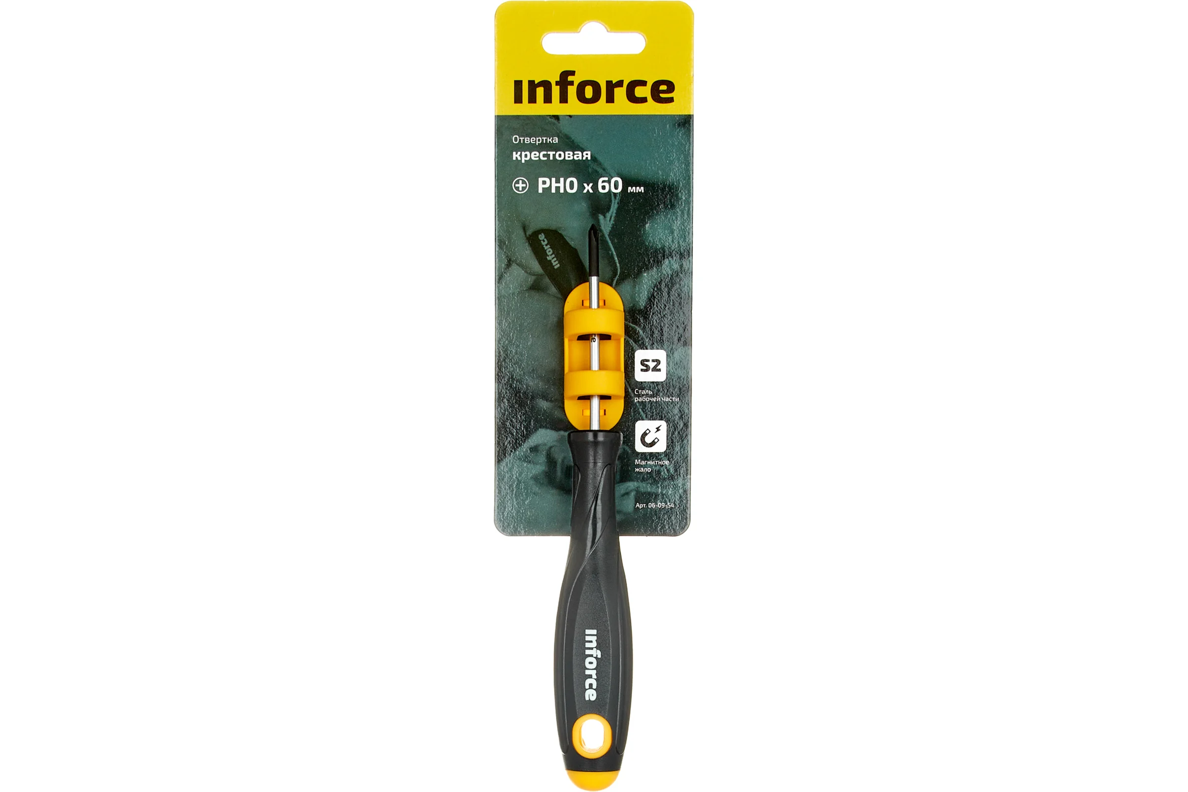 Крестовая отвертка Inforce PH0x60 06-09-54