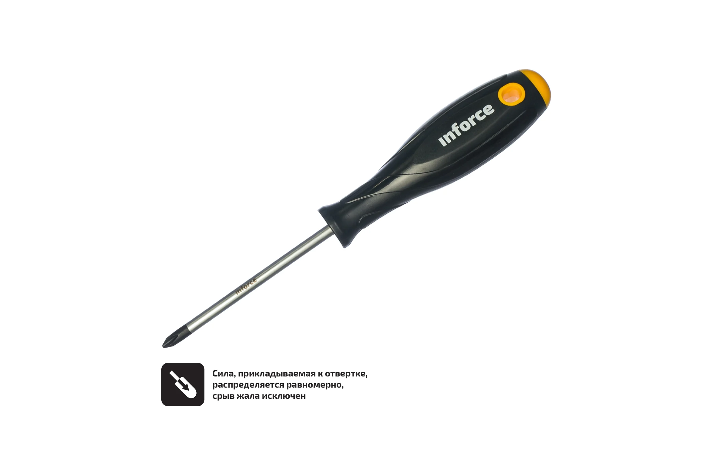 Крестовая отвертка Inforce PH2x100 06-09-56