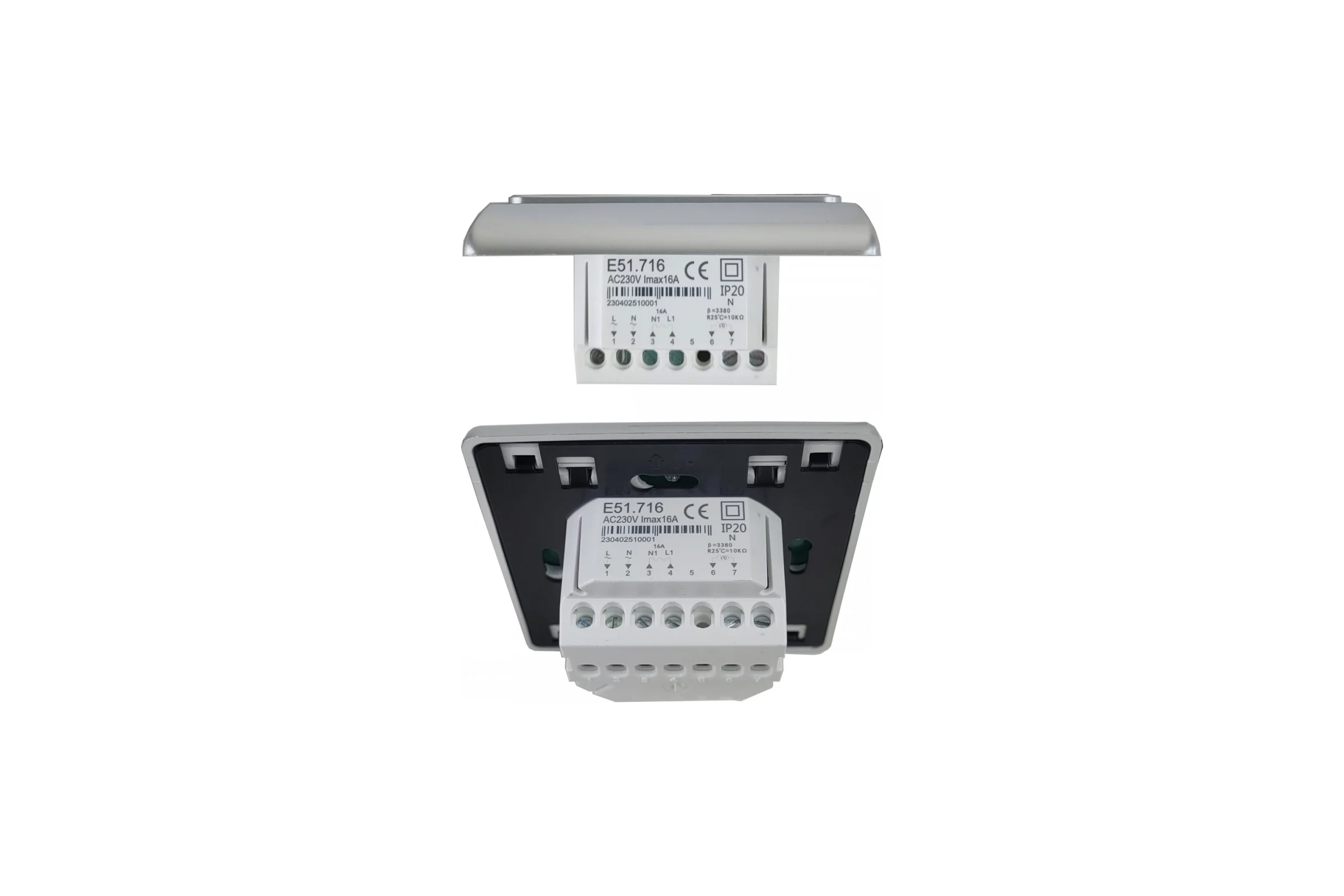 Терморегулятор Истэк E 51.716 (3.5 кВт) серебро 901682