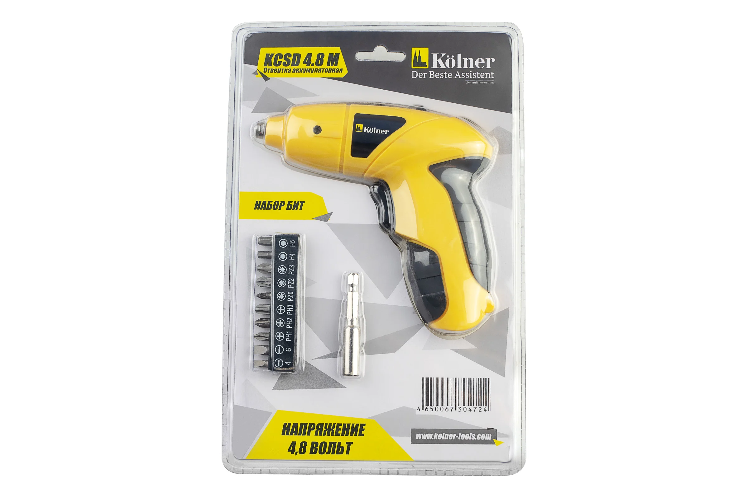 Аккумуляторная отвертка Kolner KCSD 4.8М 8020200116