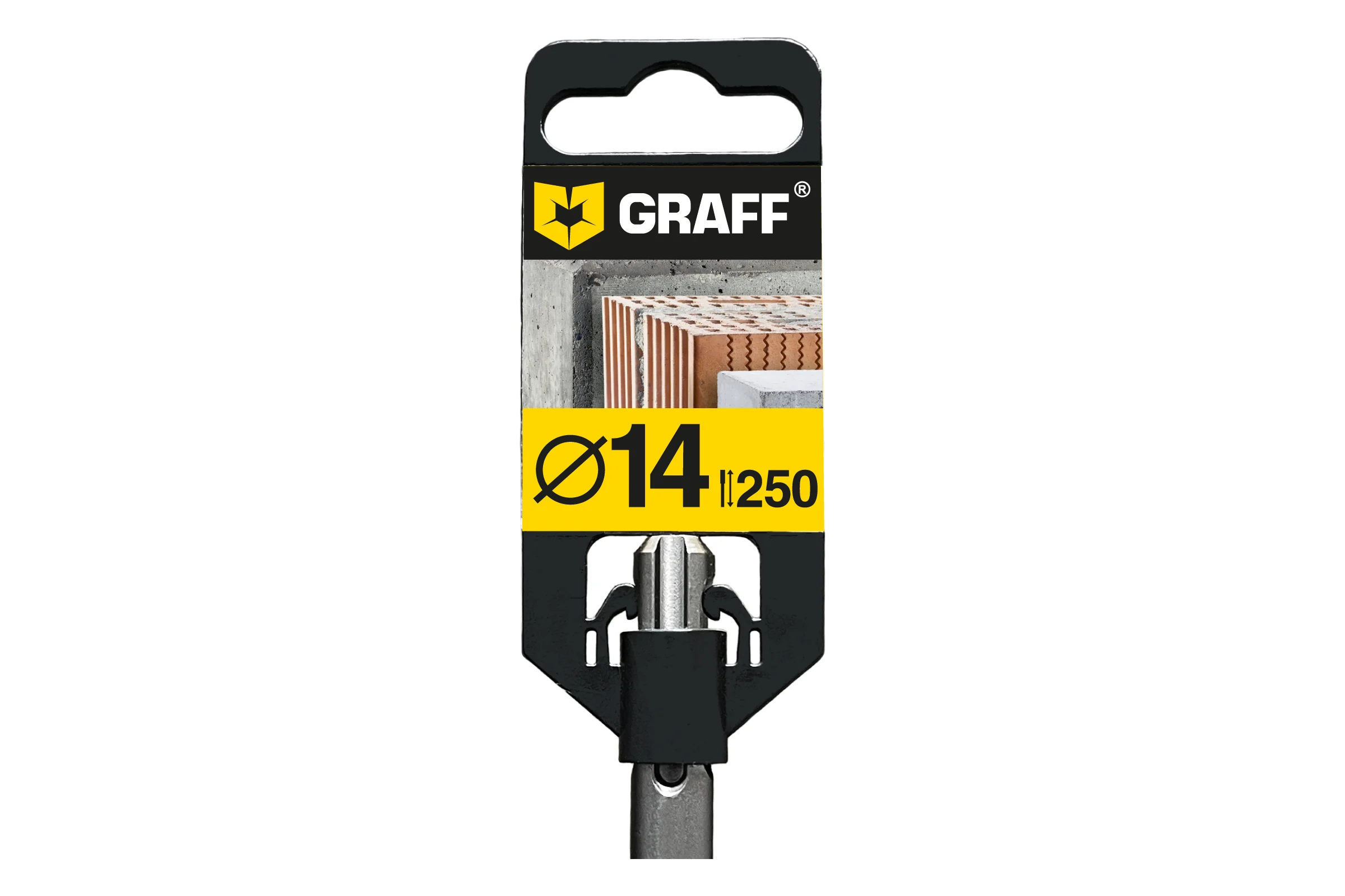 Зубило пикообразное (14х250 мм; SDS-plus) GRAFF GSPC14