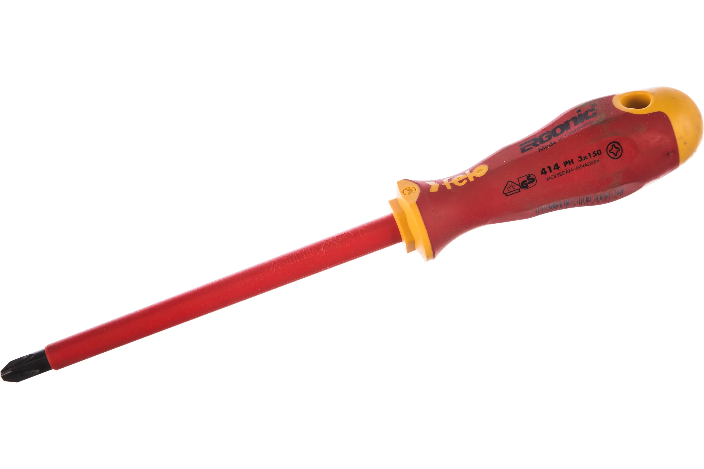 Диэлектрическая крестовая отвертка Felo Ergonic PH 3X 150 41430490