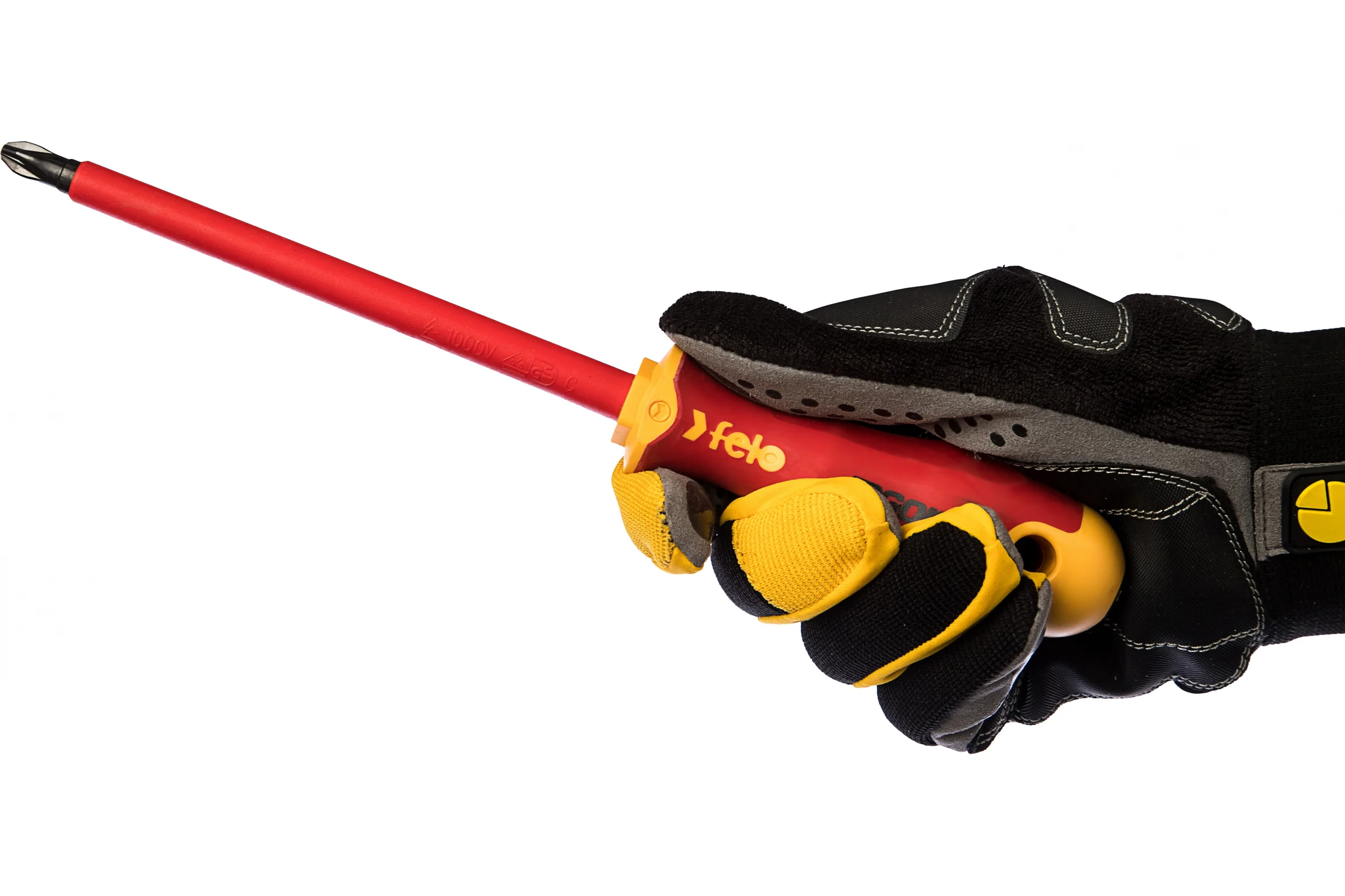 Диэлектрическая крестовая отвертка Felo Ergonic PZ 3X150 41530490