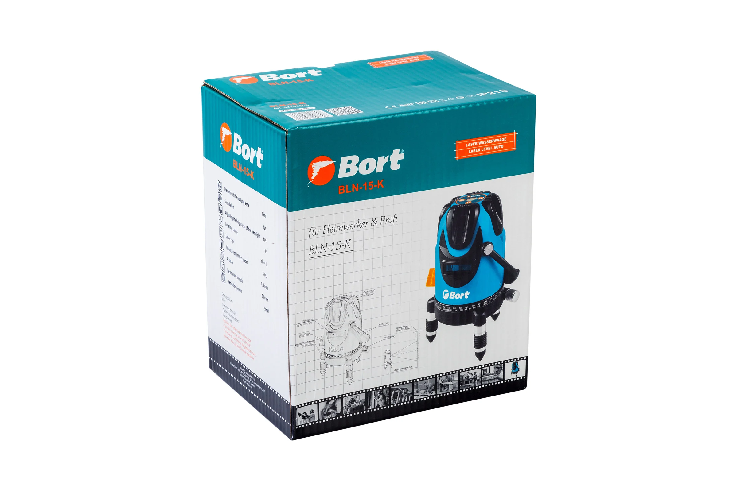 Лазерный автоматический уровень BORT BLN-15-K 98296808