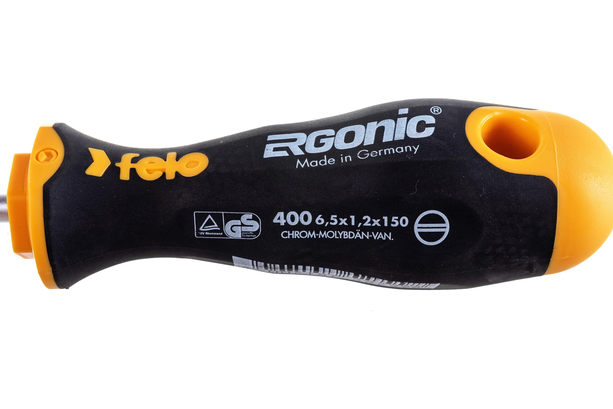 Плоская шлицевая отвертка 6,5х1,2х150 Felo Ergonic 40065510