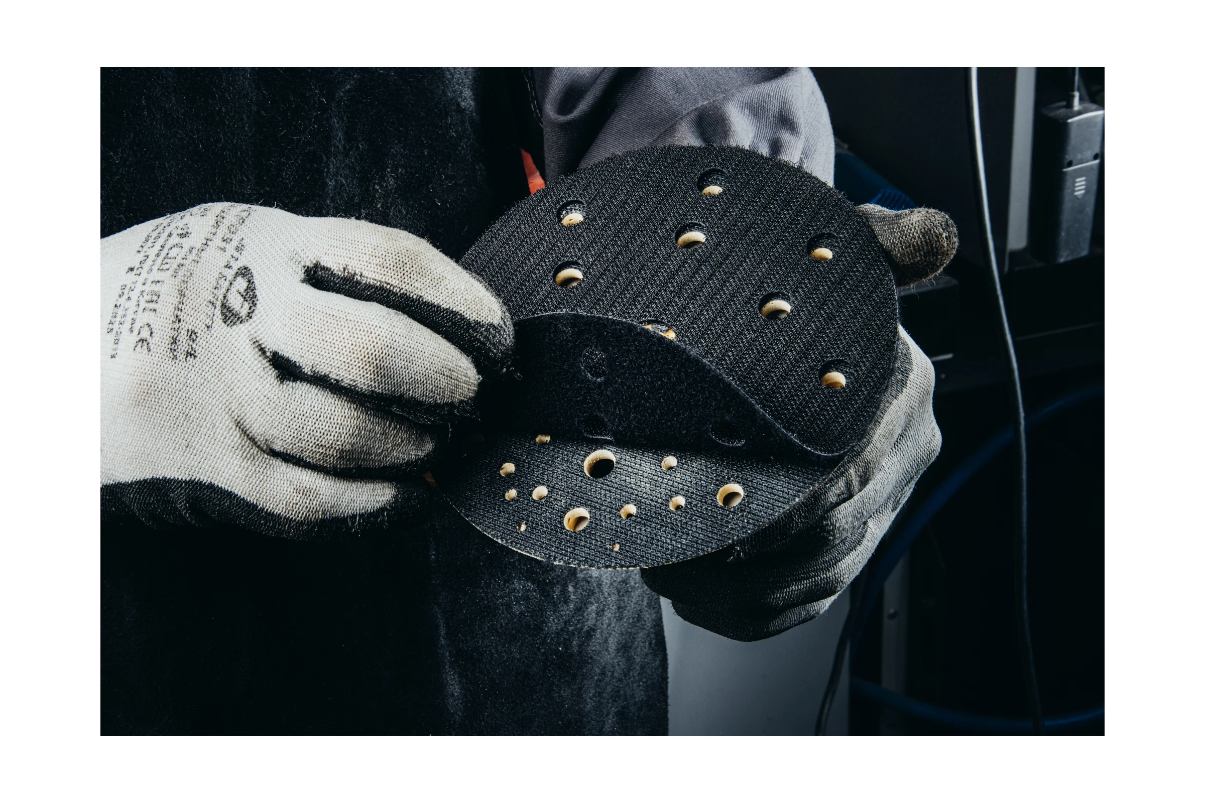 Защитная прокладка Black Hook 150 мм, 15 отверстий Abraforce АМ171101