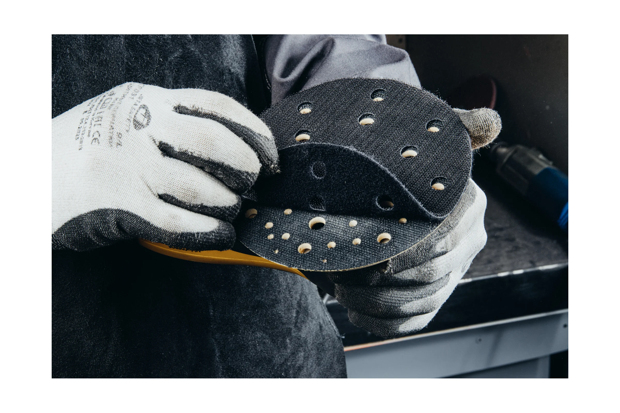Защитная прокладка Black Hook 150 мм, 15 отверстий Abraforce АМ171101