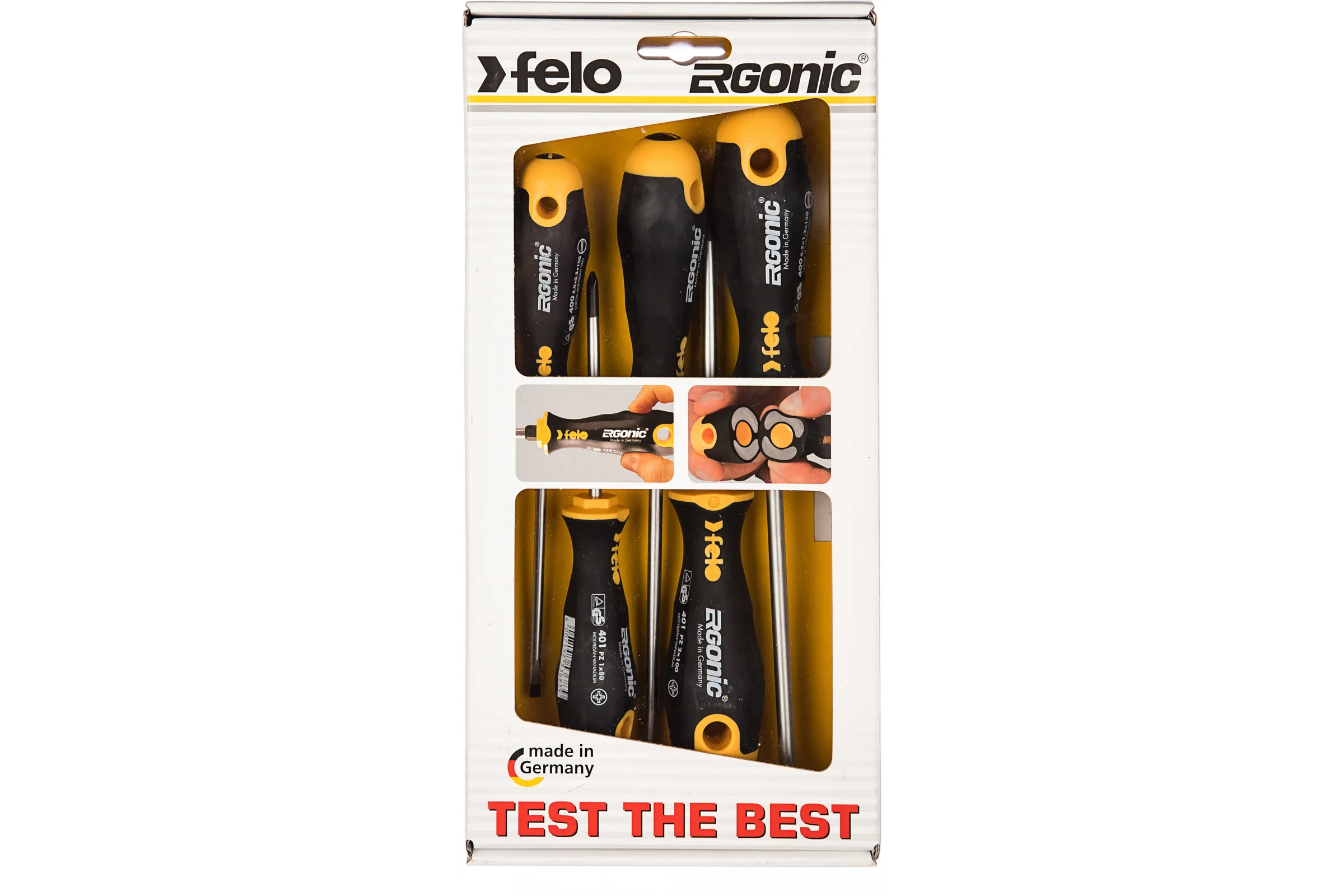Набор отверток 5 шт в упаковке Felo Ergonic 40095318