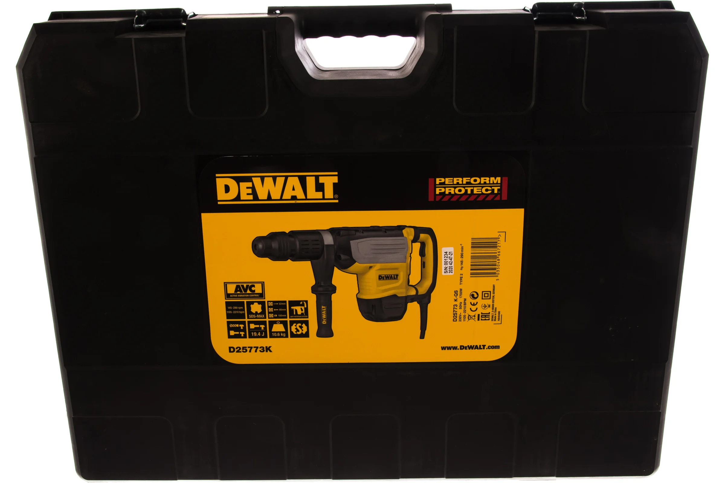 Перфоратор DEWALT D25773K