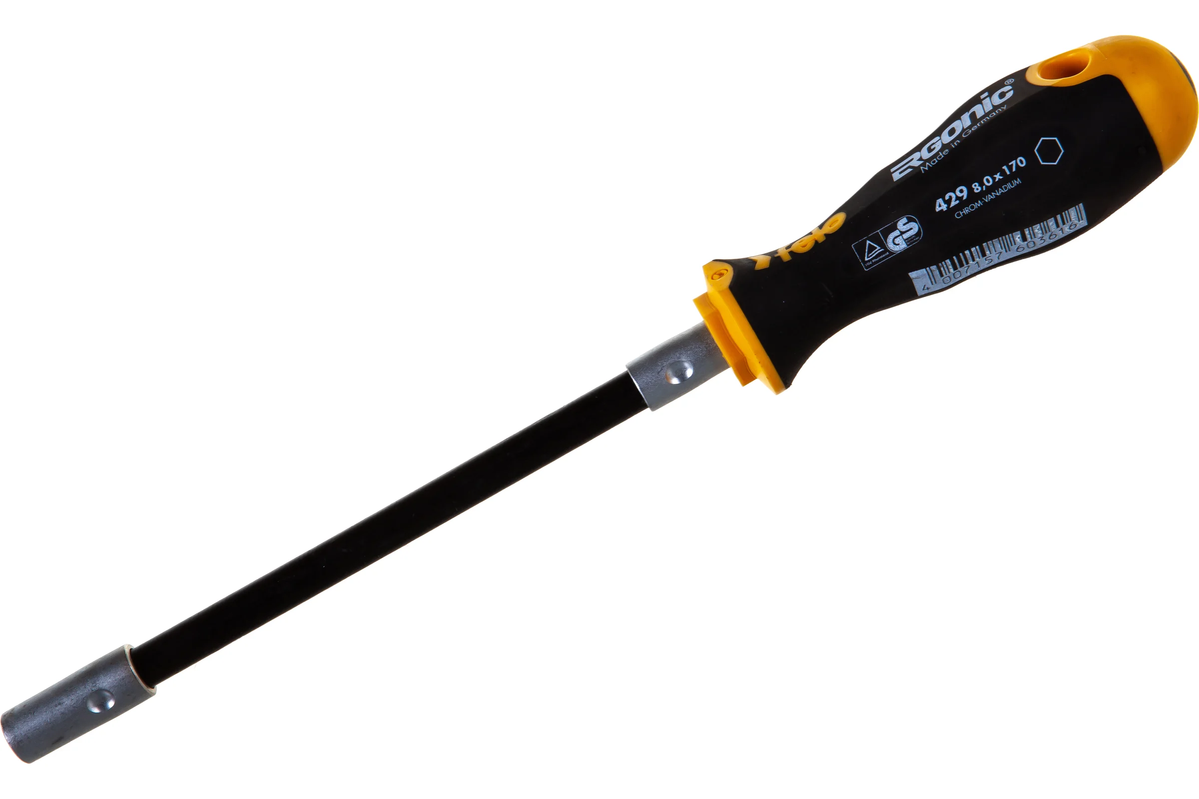 Отвертка Felo Ergonic с гибким стержнем торцевой ключ 8,0X170 42908040