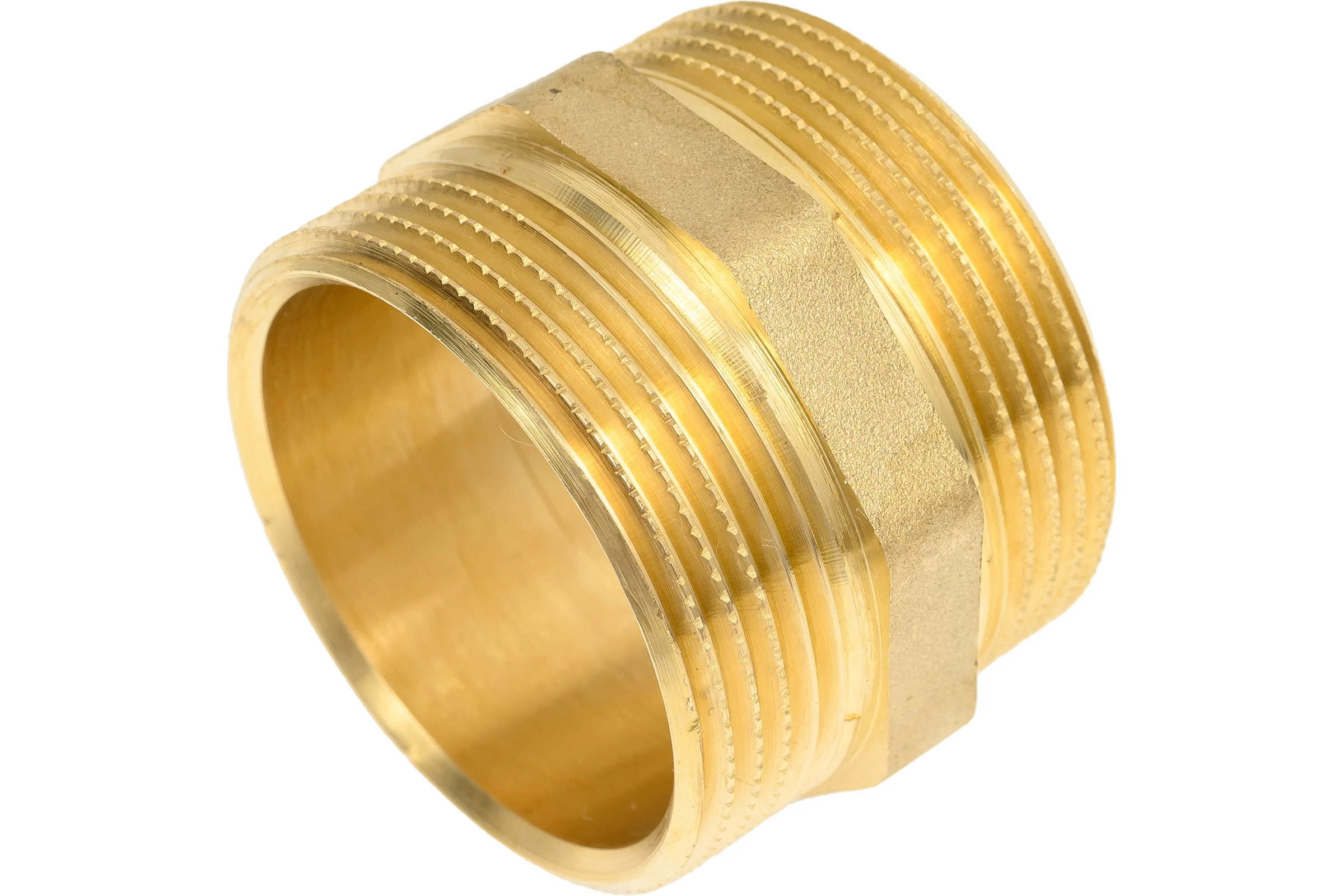 Ниппель прямой LD PRIDE DN40 (1 1/2") НР/НР латунь с биркой LD.65.511.40
