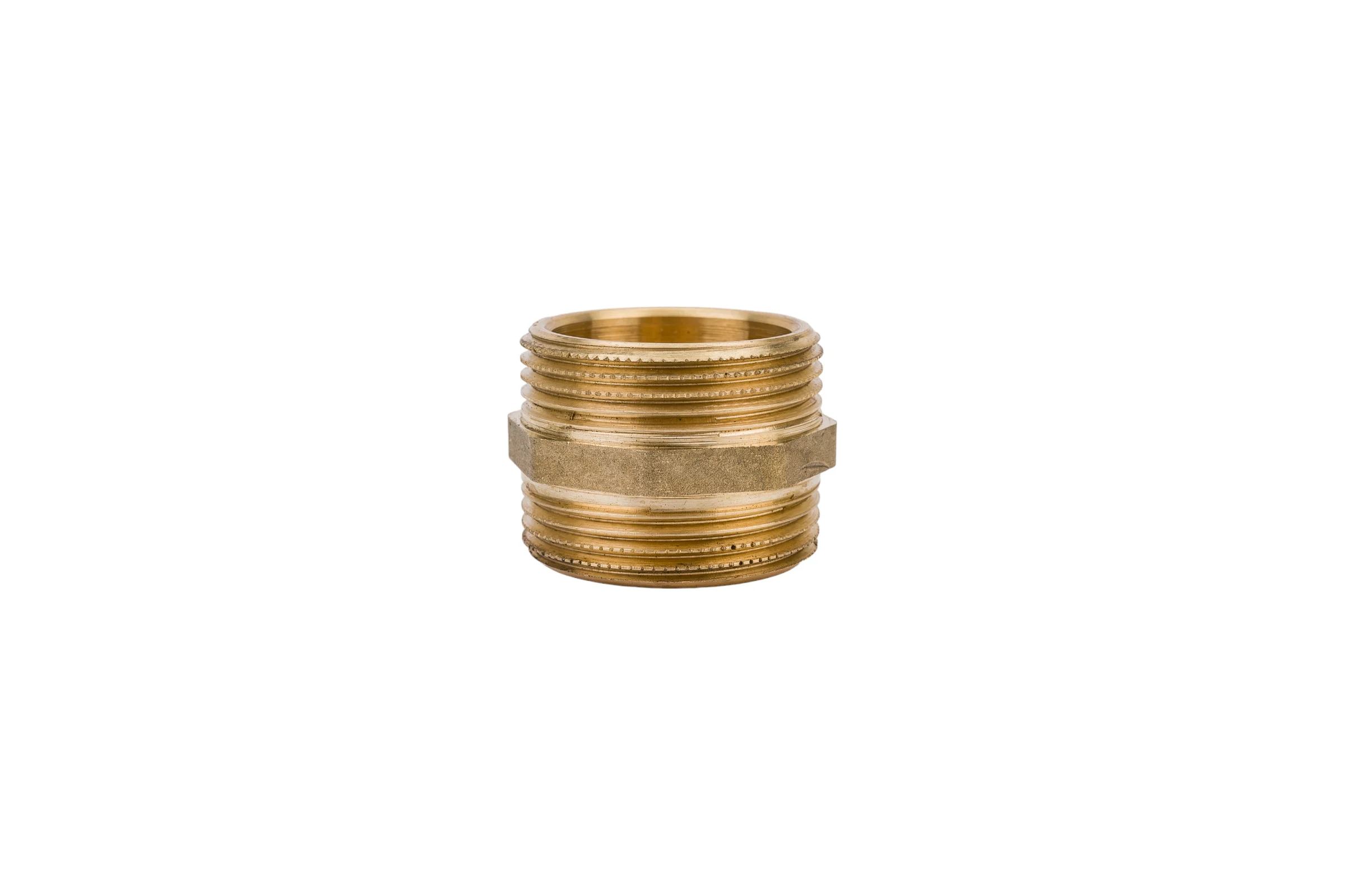 Ниппель прямой LD PRIDE DN32 (1 1/4") НР/НР латунь с биркой LD.65.511.32