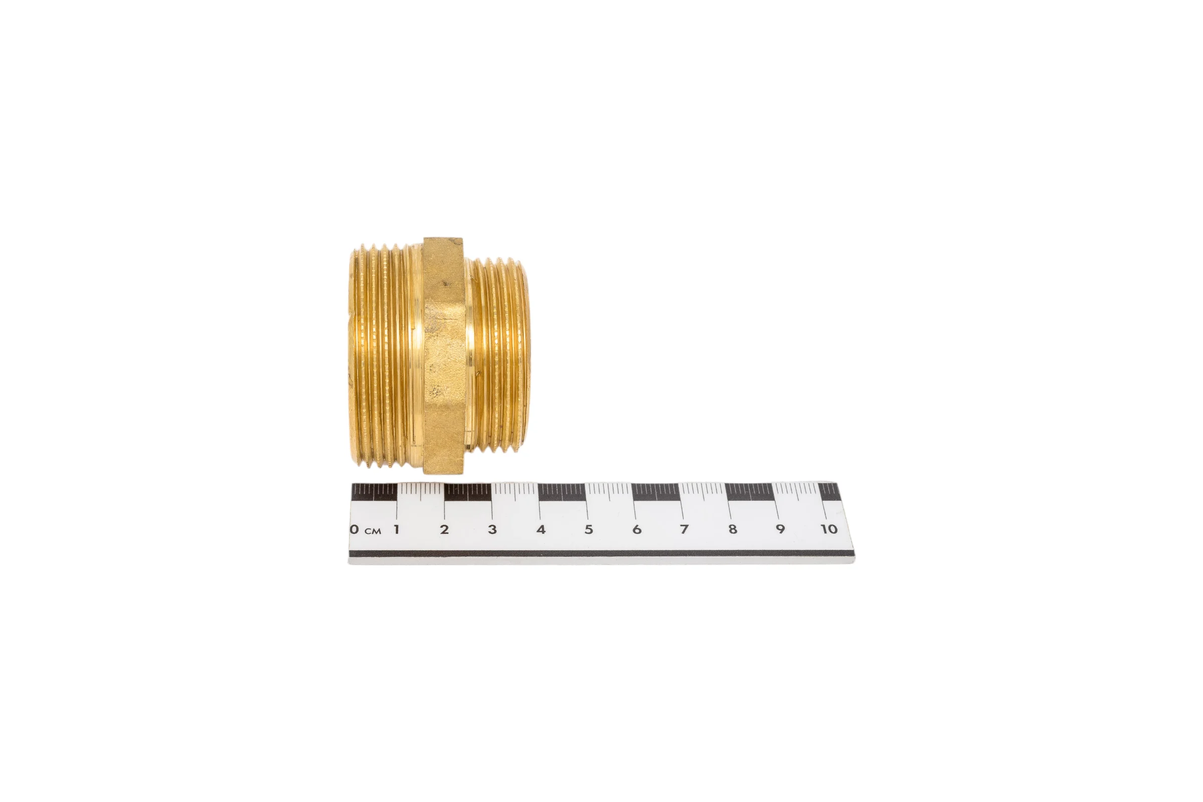 Ниппель переходной LD PRIDE DN40х32 (1 1/2"НР х 1 1/4"НР) латунь с биркой LD.65.513.40х32
