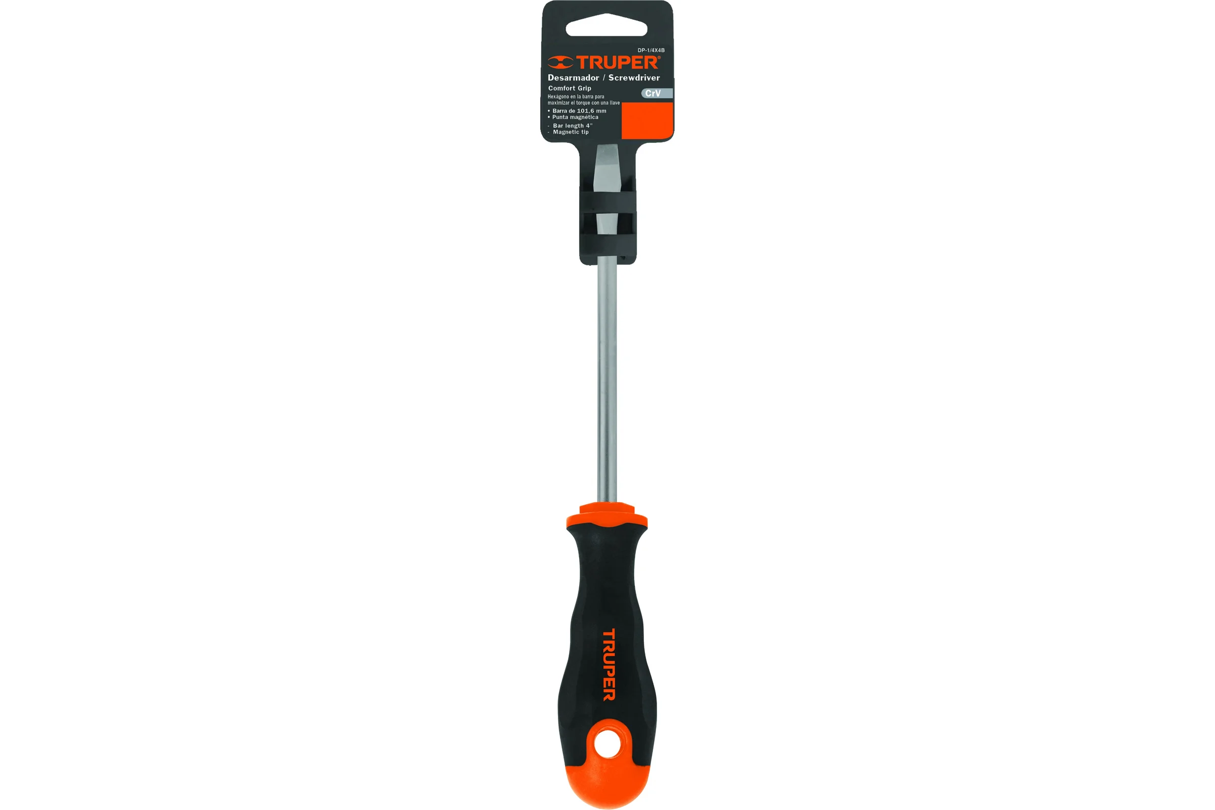 Шлицевая отвертка Truper DR-3/16X4B 13992