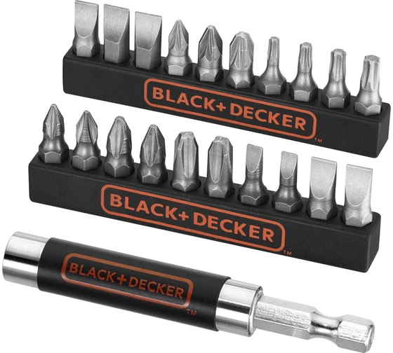 Набор бит+держатель 21 шт, блистер Black+Decker A 7074