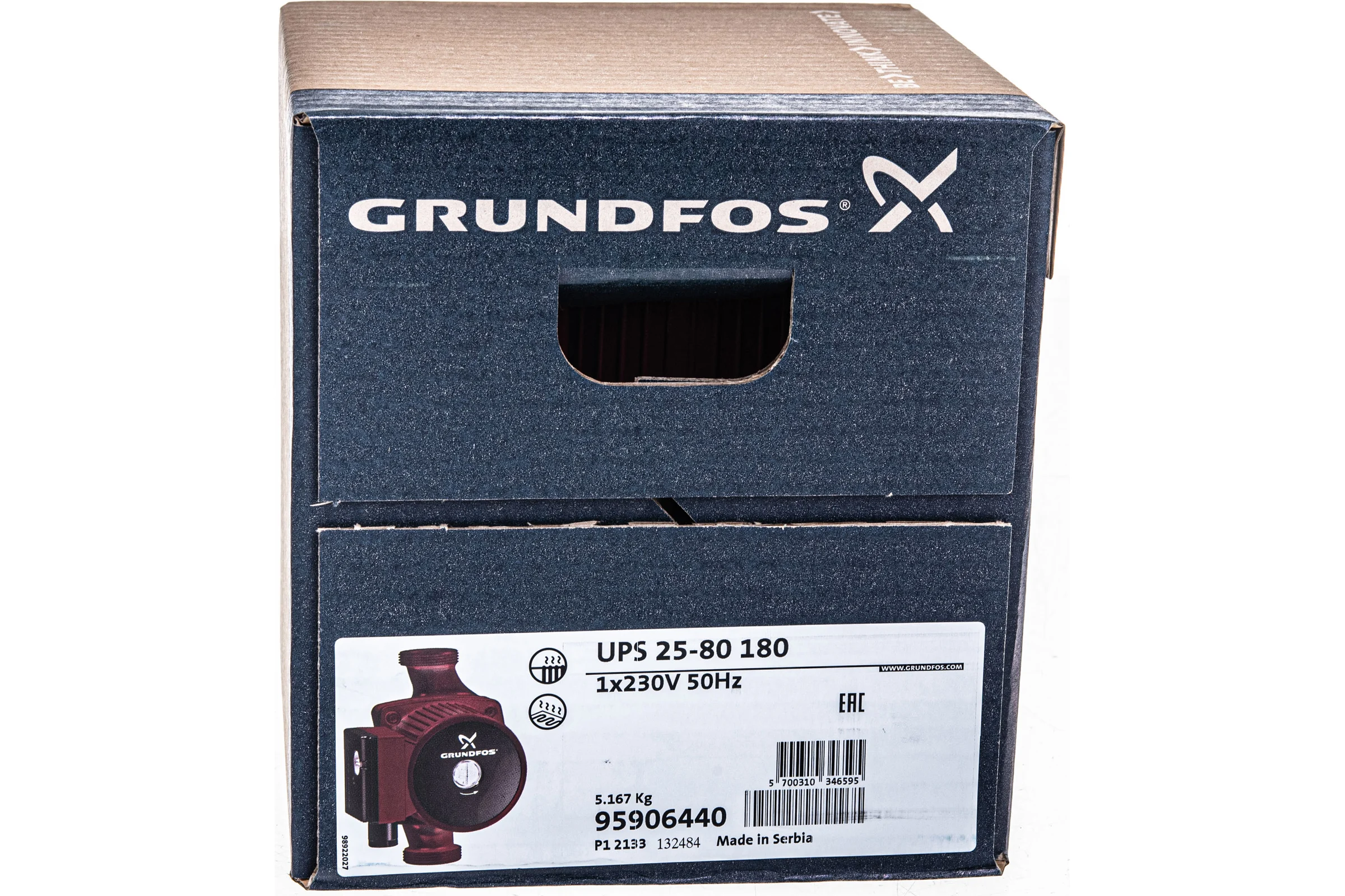 Циркуляционный насос Grundfos UPS 25-80 95906429
