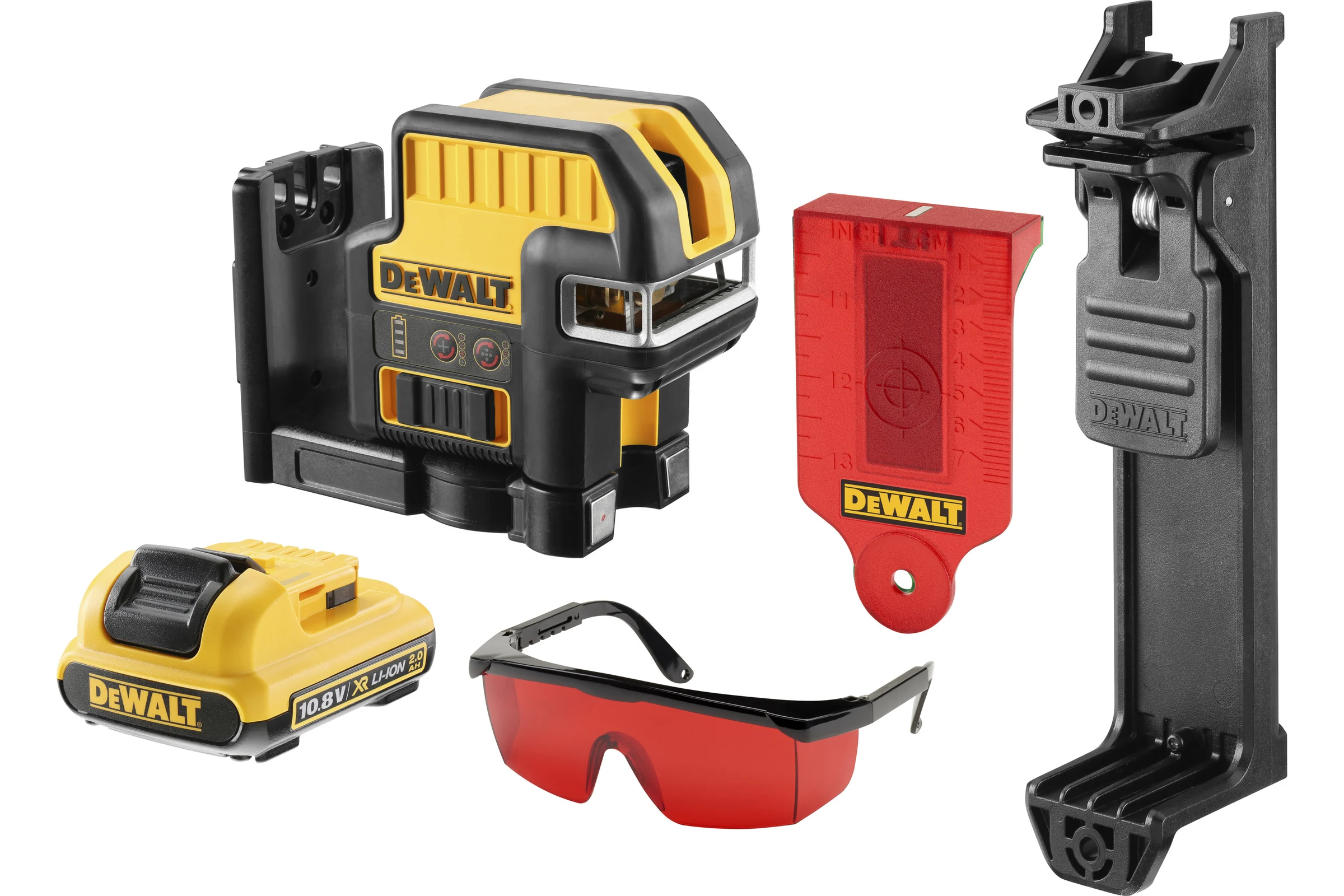 Лазерный построитель плоскостей DEWALT SPOT CROSS RED EU DCE0825D1R